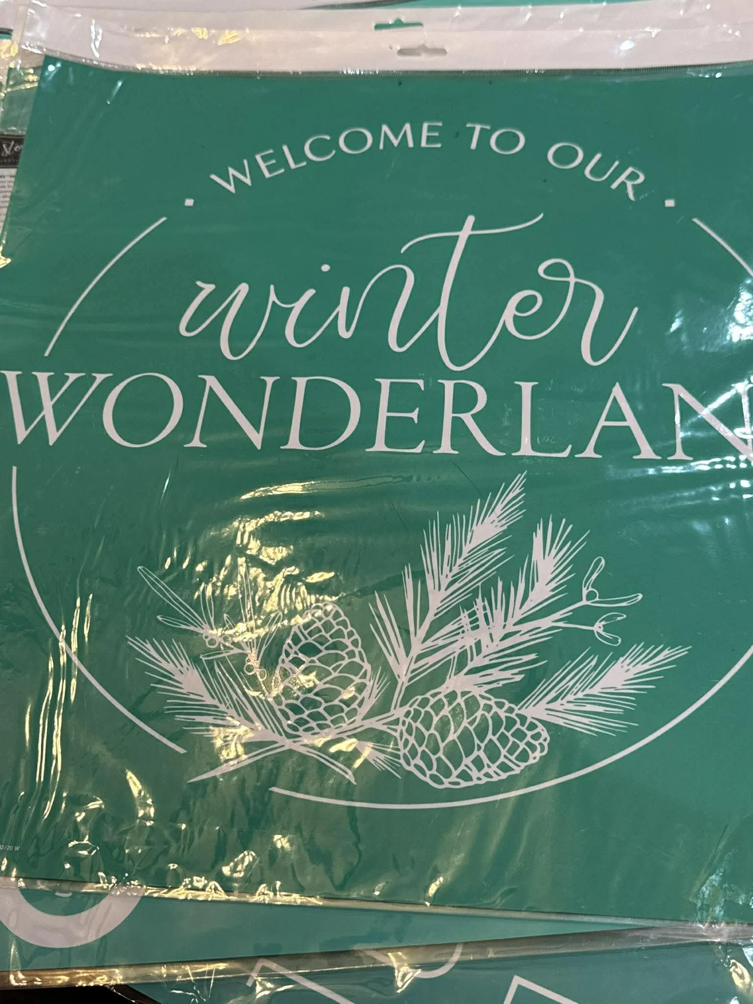 winter wonderland 18x18 stencil