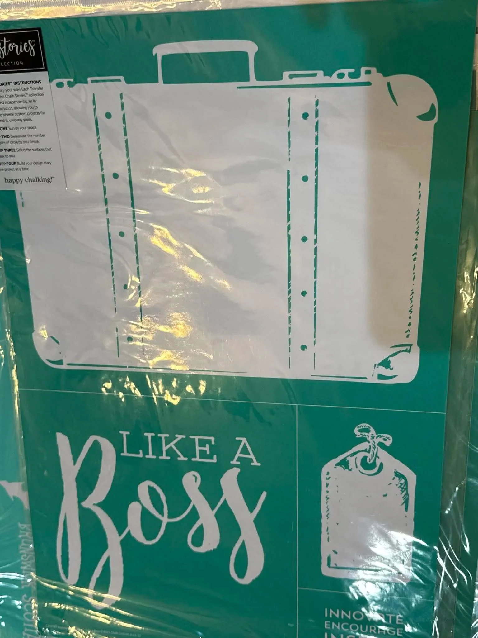 Like boss stencil 12x18