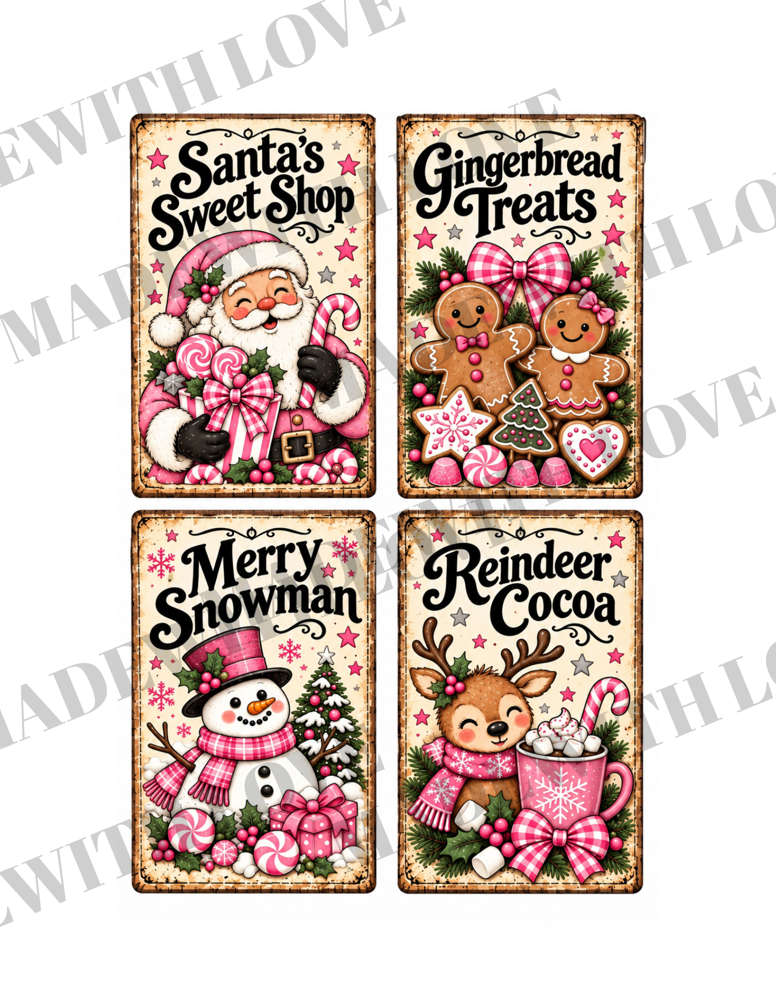 Christmas tag print tags in shop DOWNLOAD only
