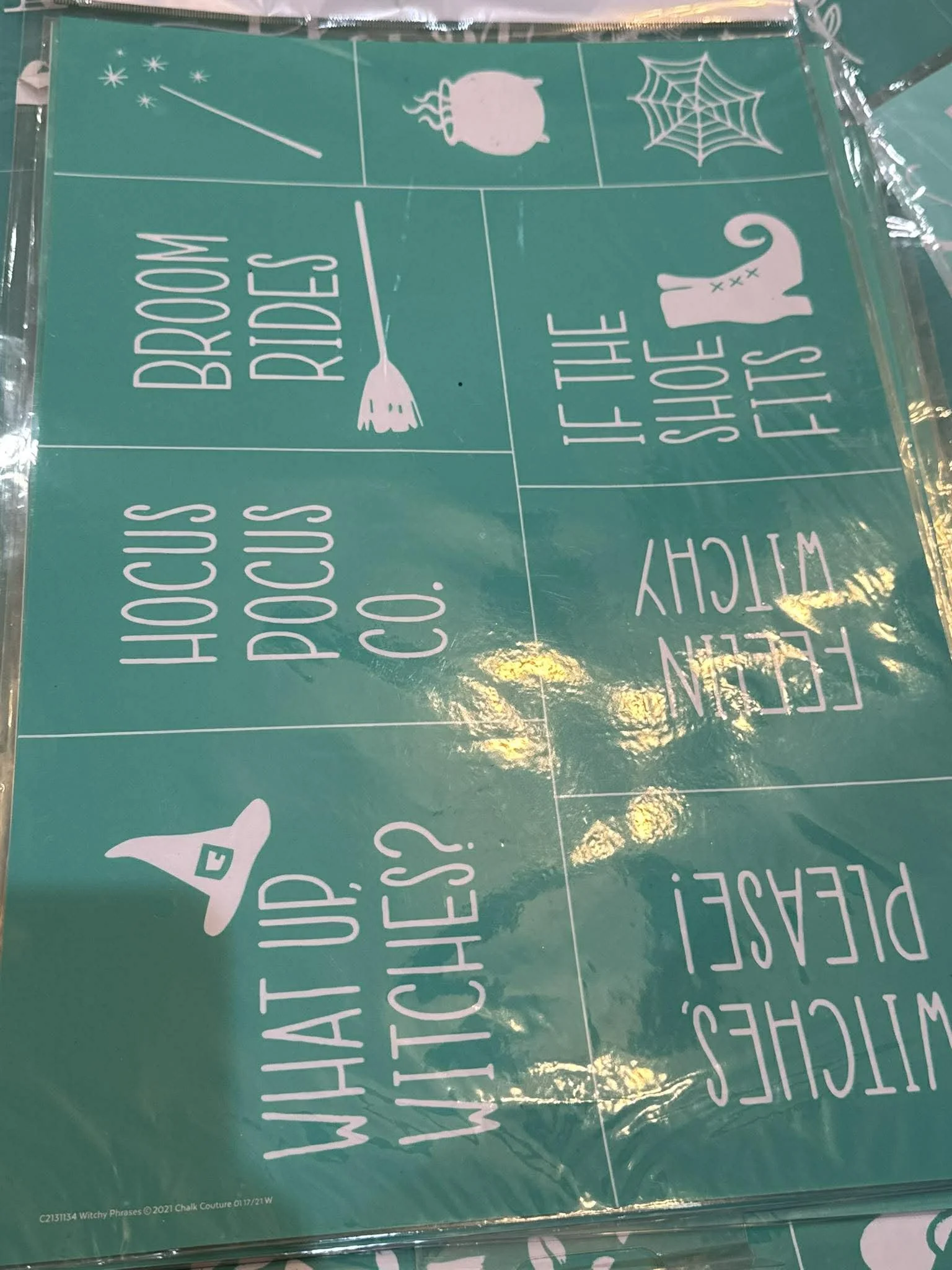 halloween stencil 12x18