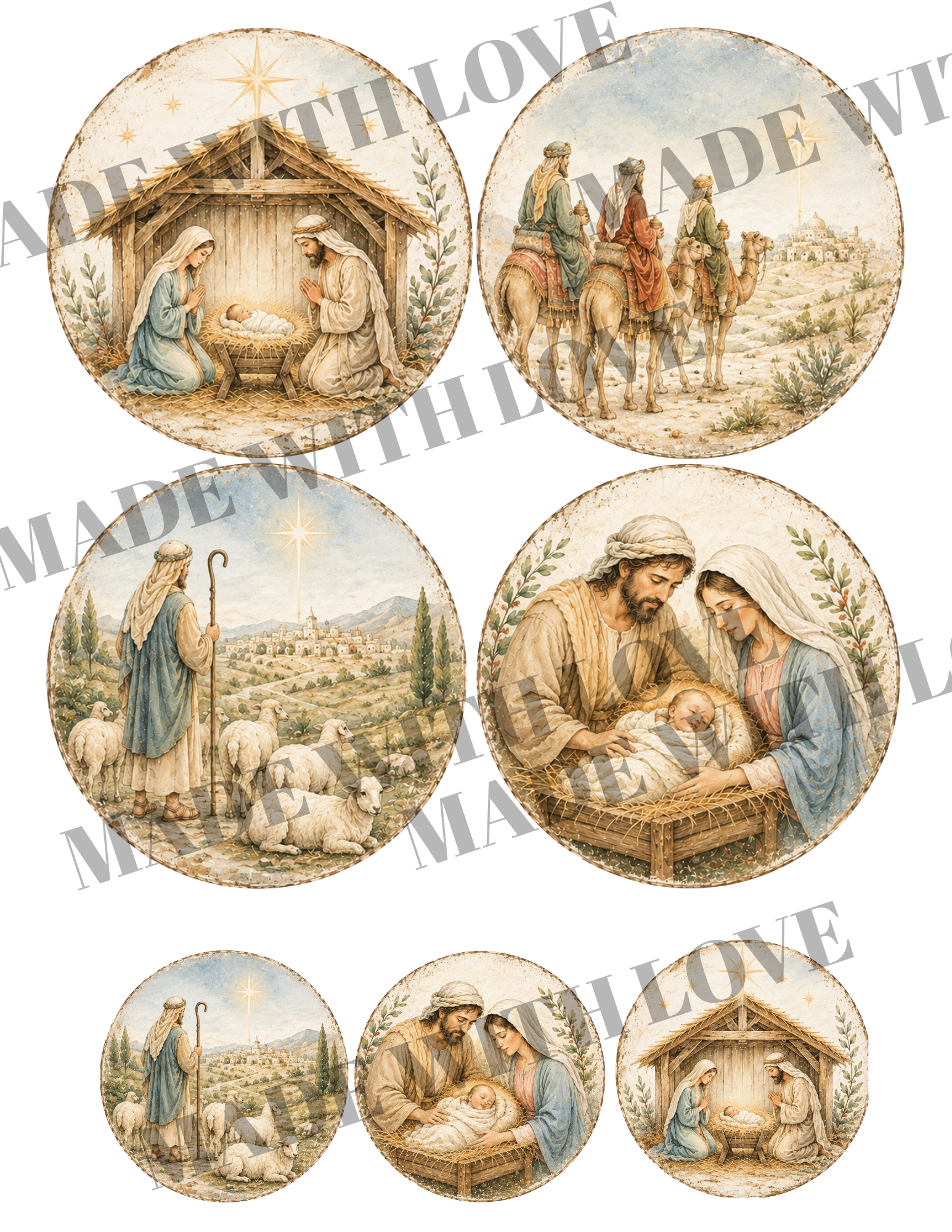 Ornaments big & small DOWNLOAD ONLY