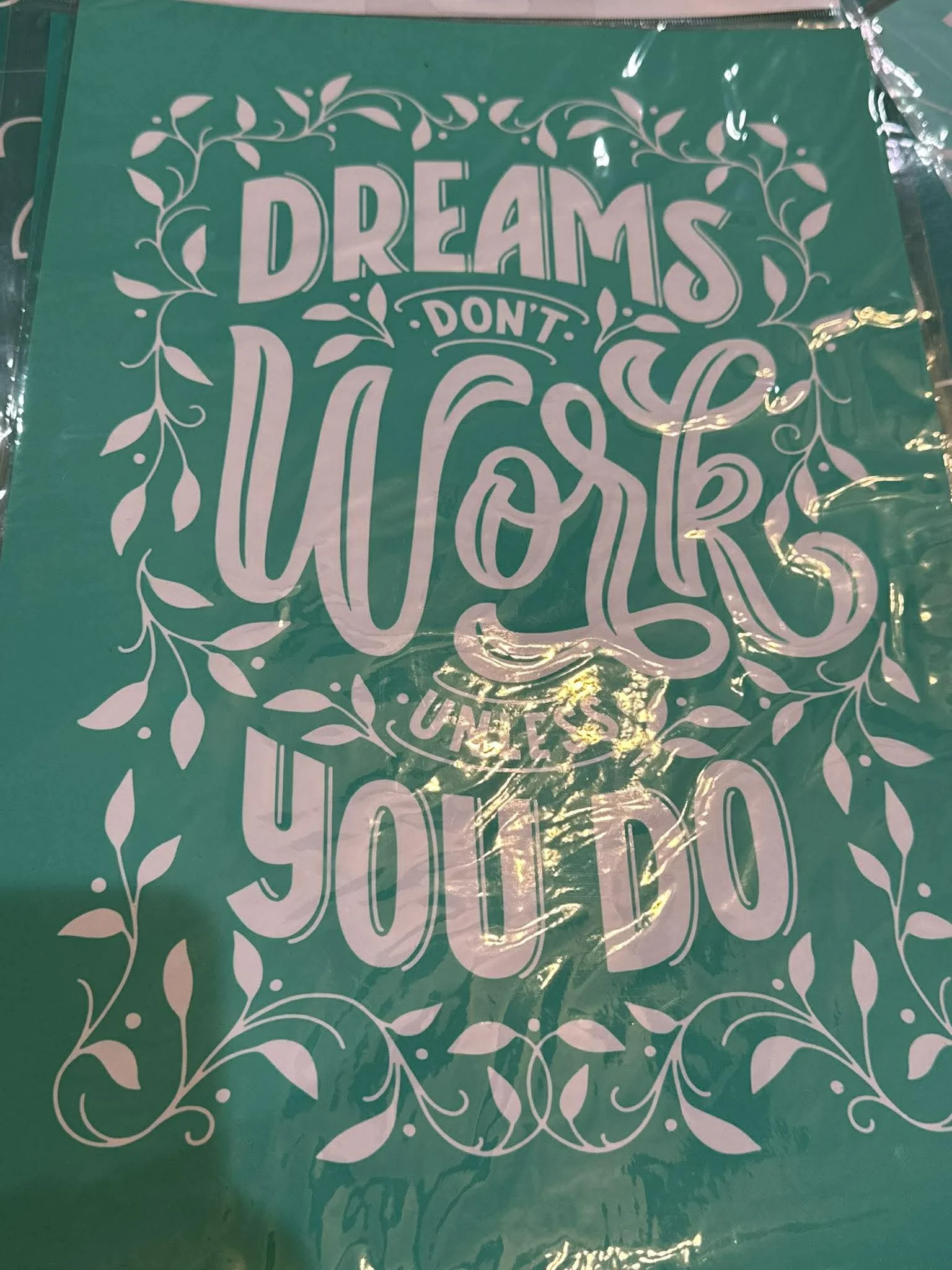 Dreams don't work 12x18