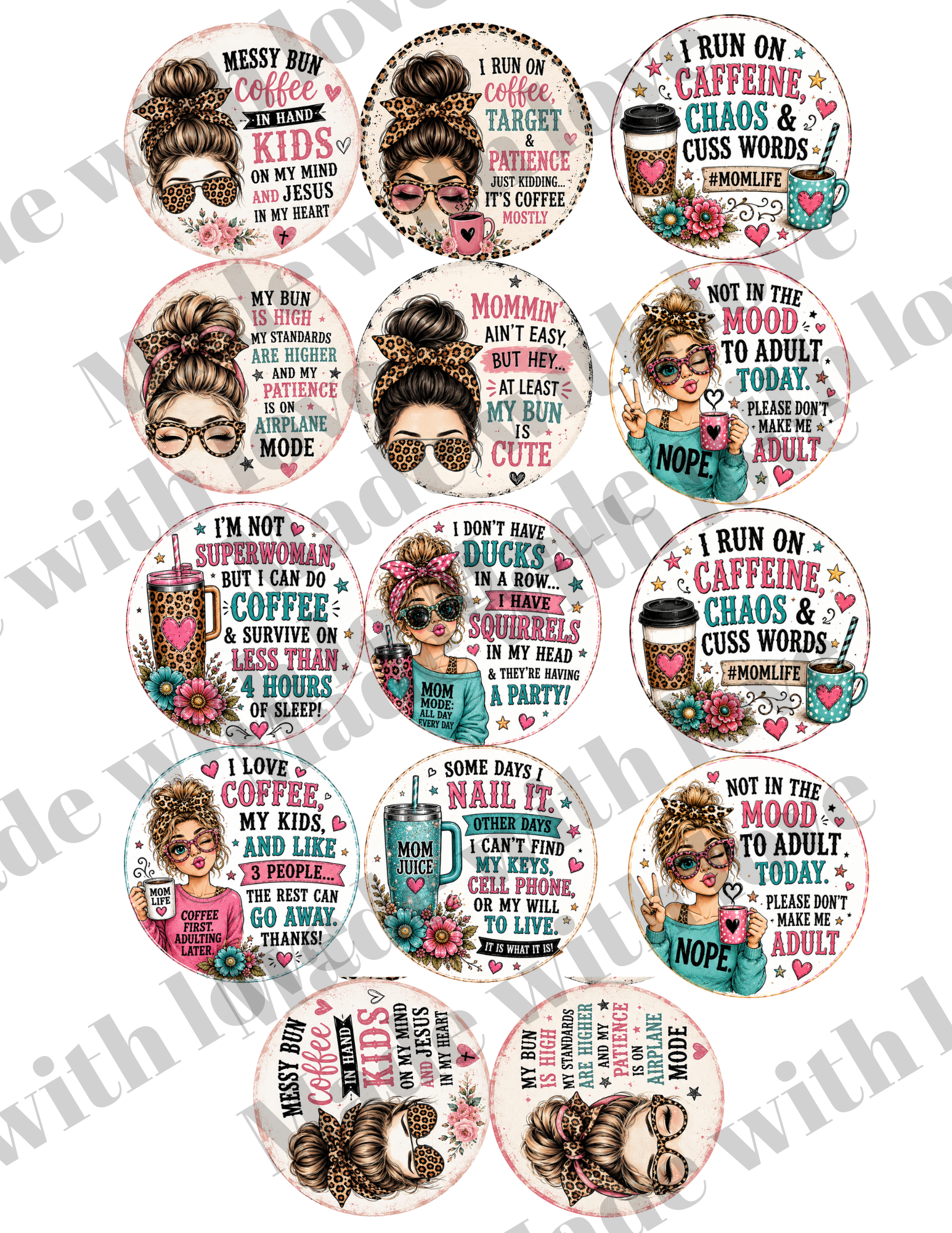 2x2 rounds mom fun Download only