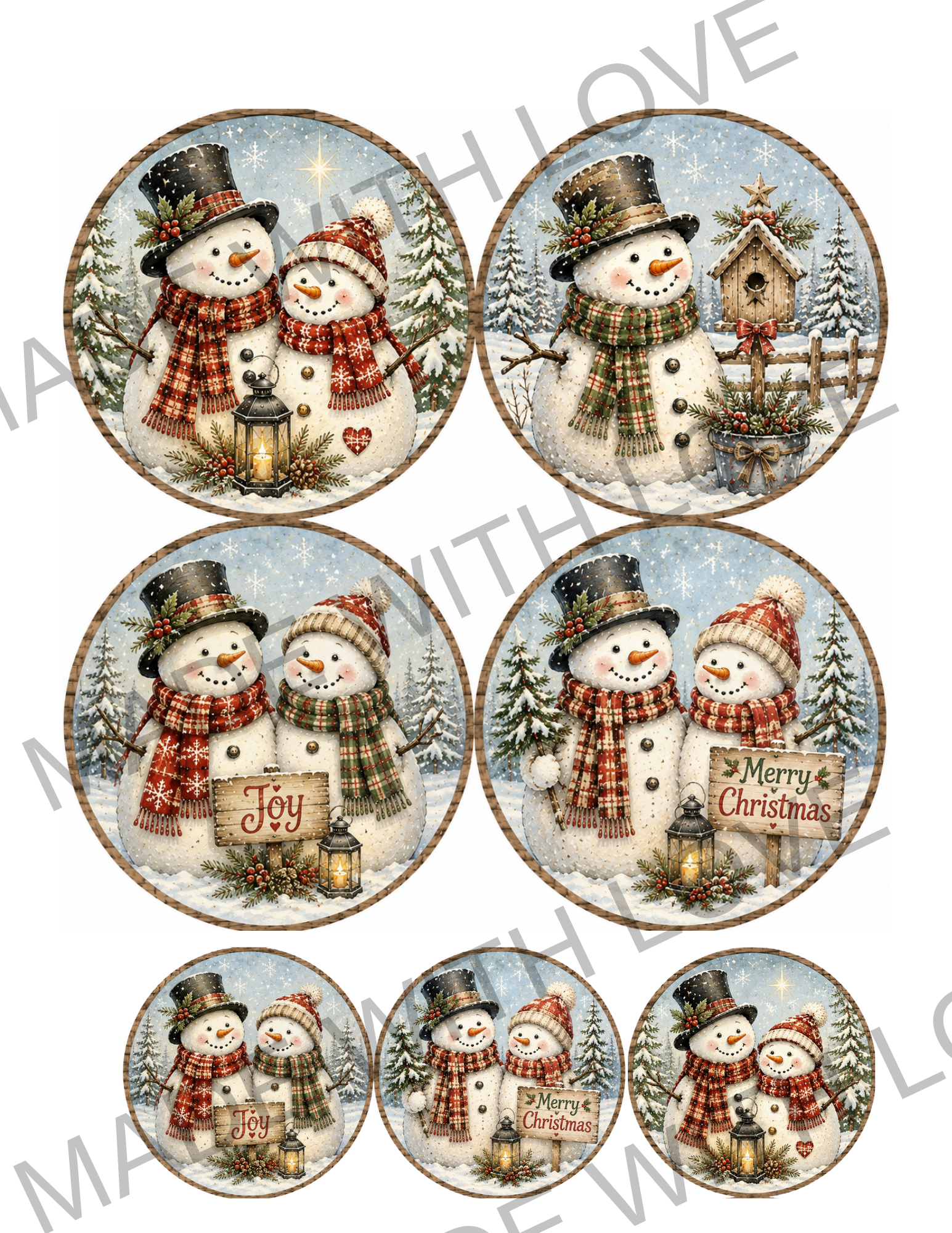 Large ornament and small SIZE download only