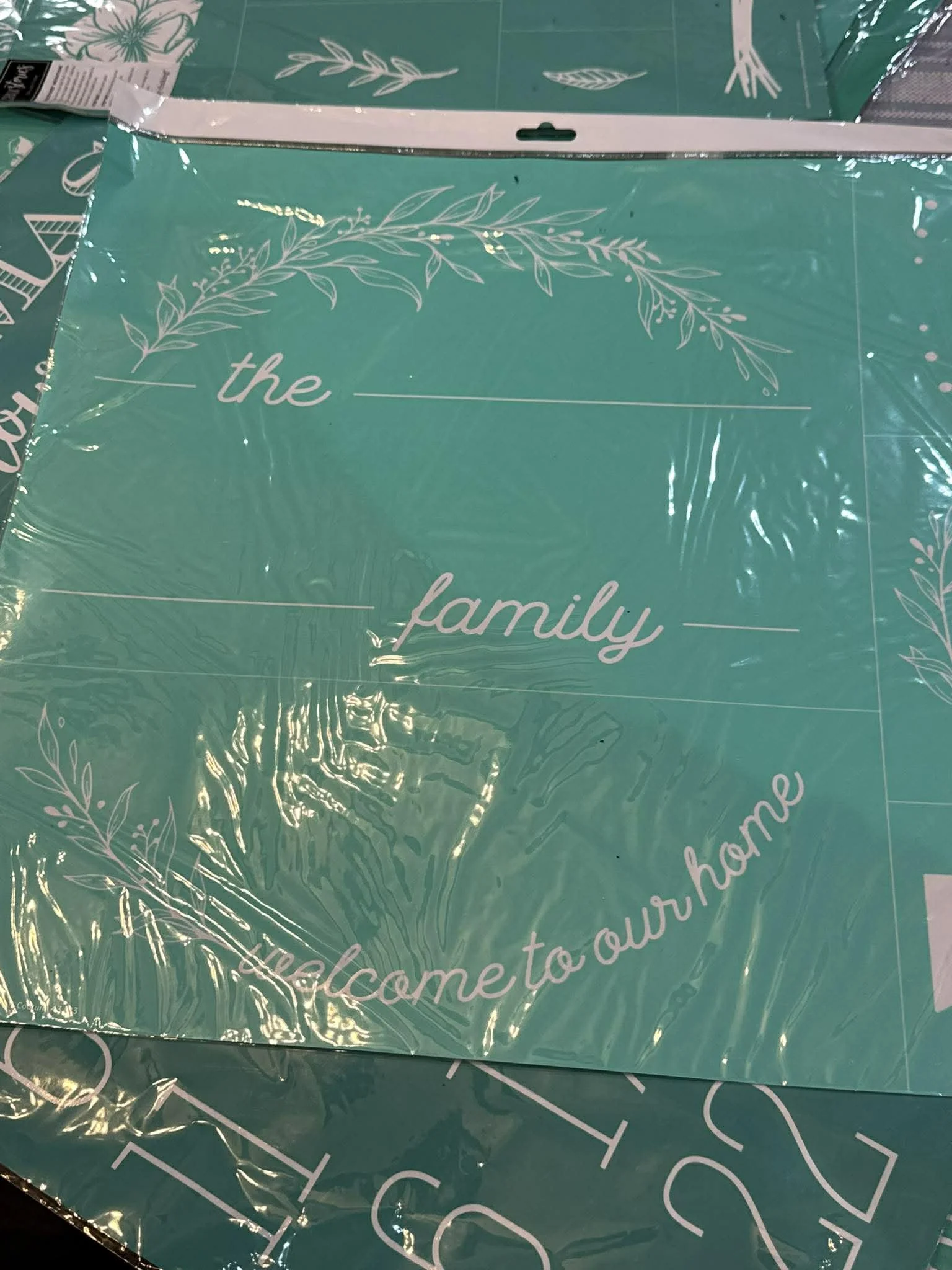 the family stencil 18x18