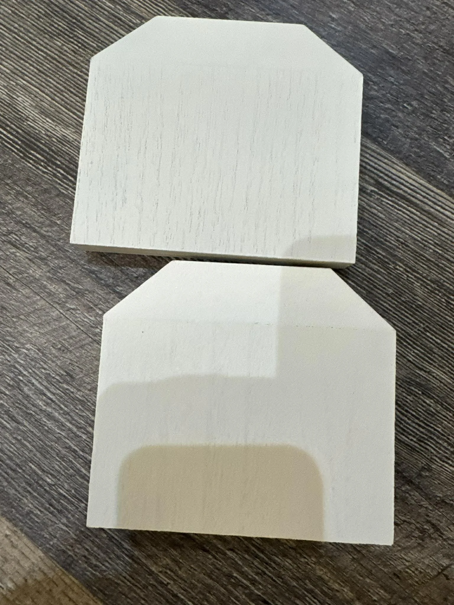 wood house blocks set of two apex 4 inch to 4.5