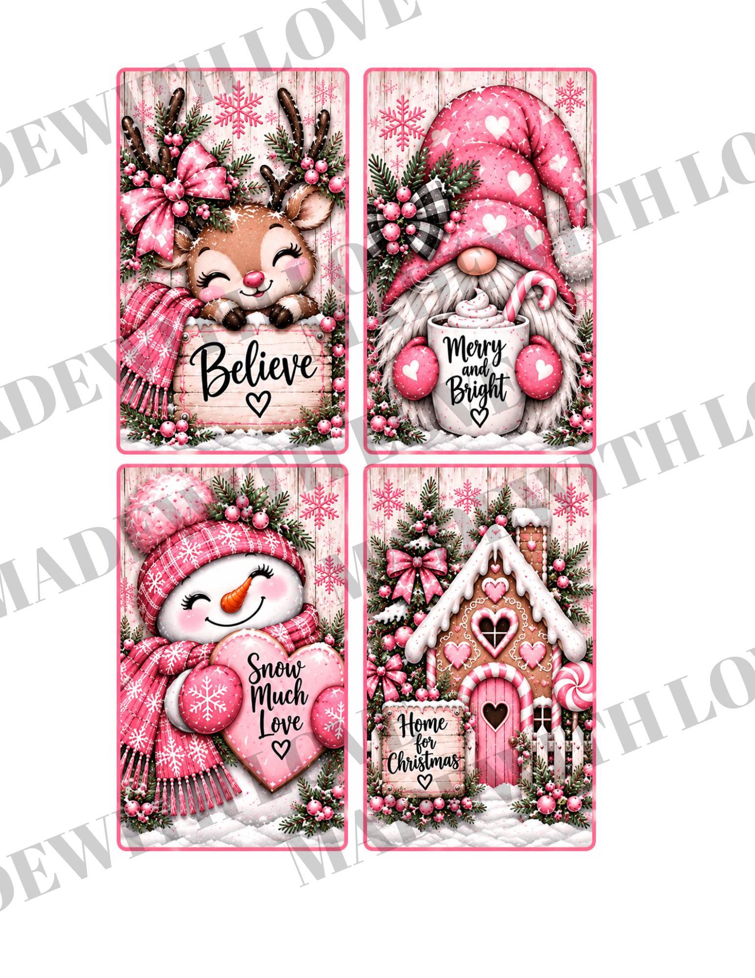 Christmas tag tags in shop DOWNLOAD ONLY