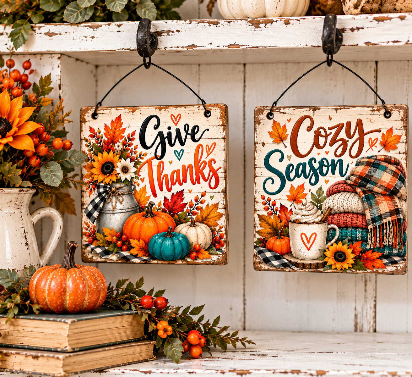 Cozy Autumn Farmhouse Shelf Vignette.png