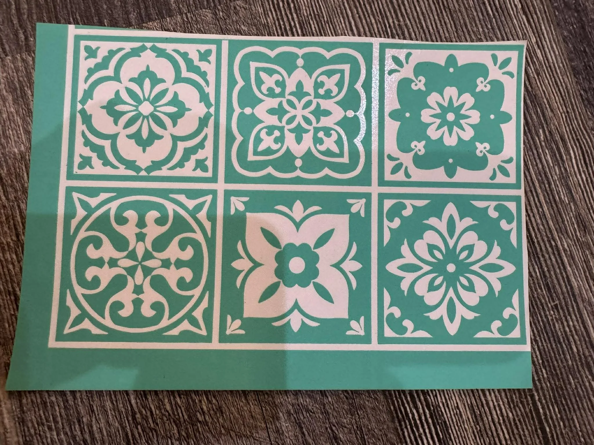 farm house pattern stencil 5x7