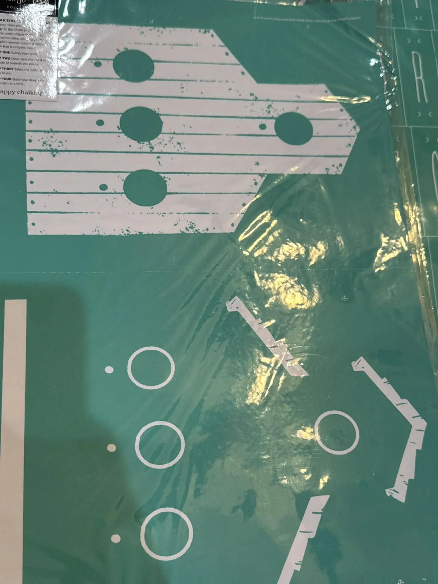 bird house stencil 12x18