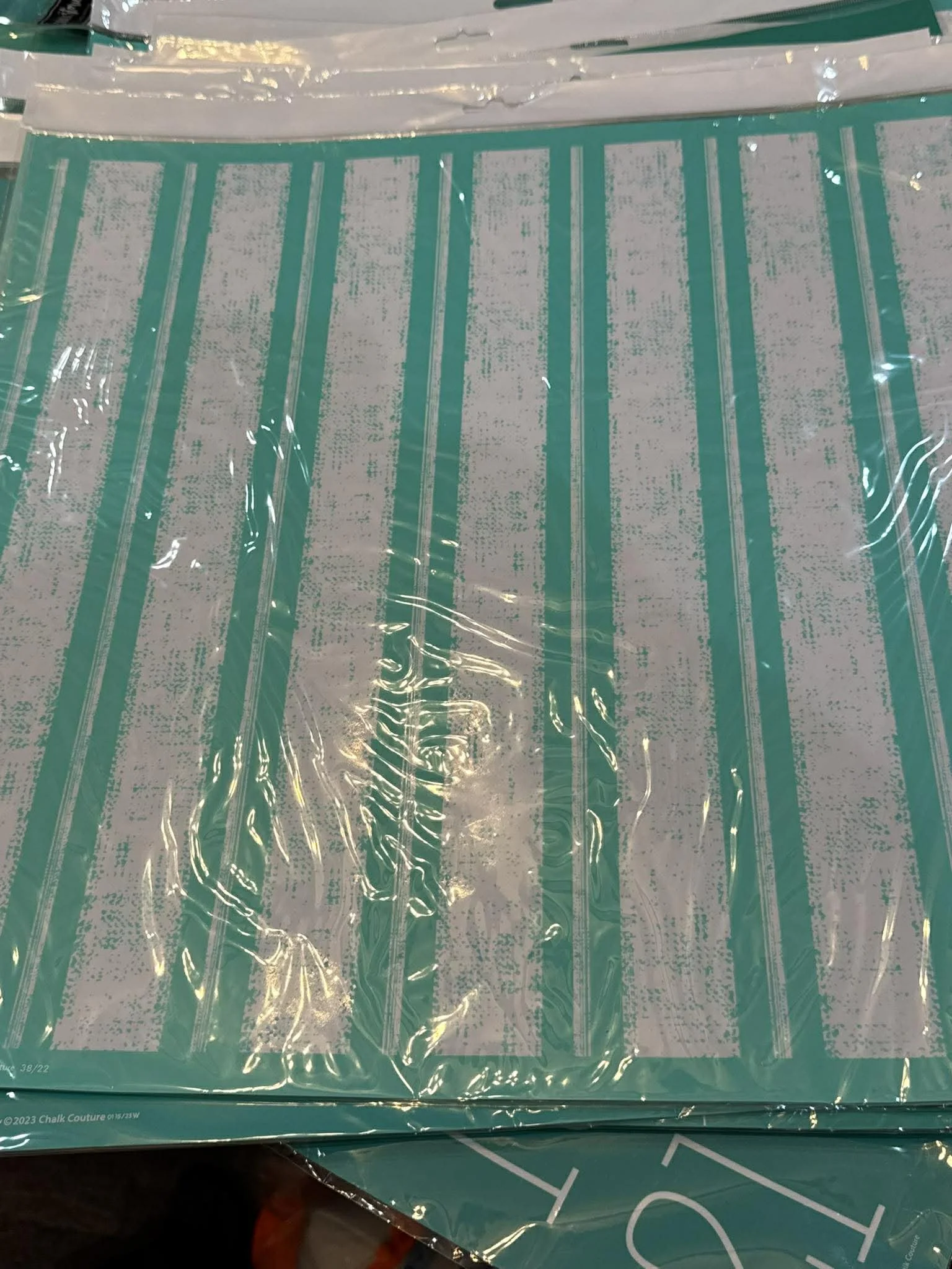 woven print 12x18 stencil