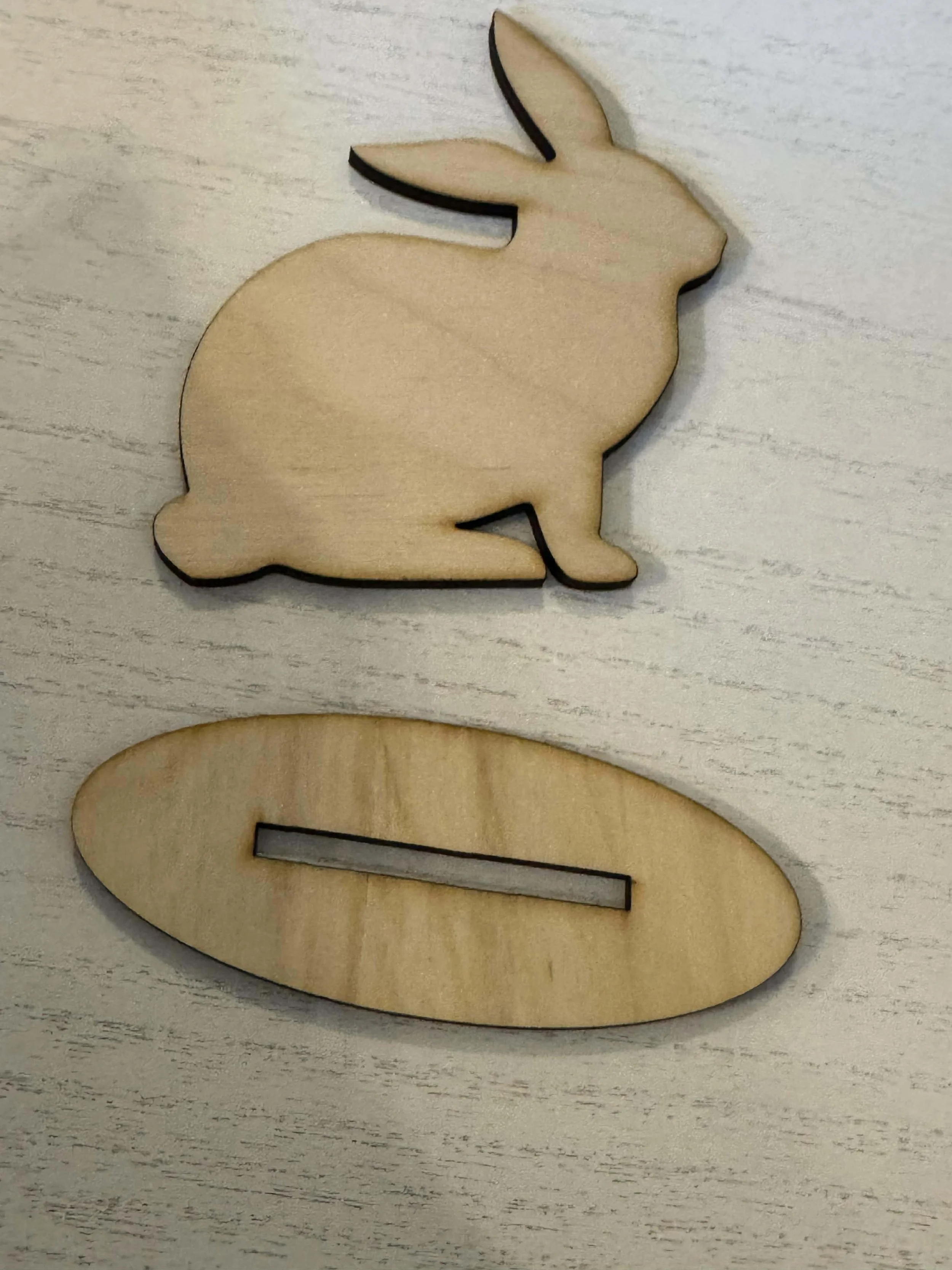 bunny with stand 4 inch