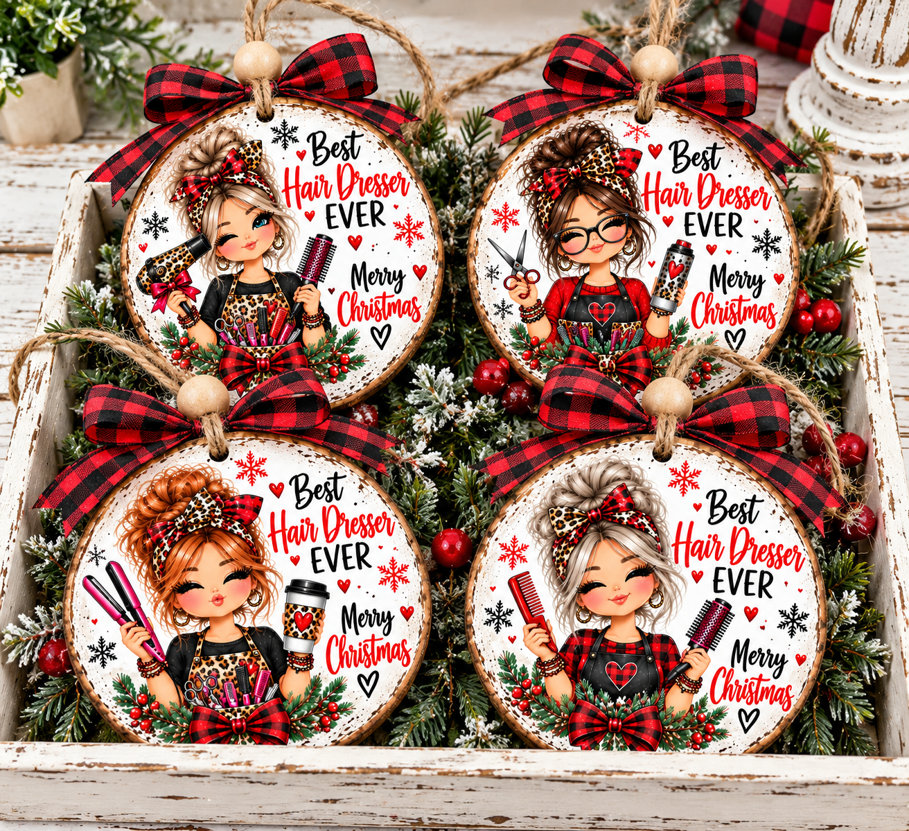 Farmhouse Christmas Hairdresser Ornaments.png