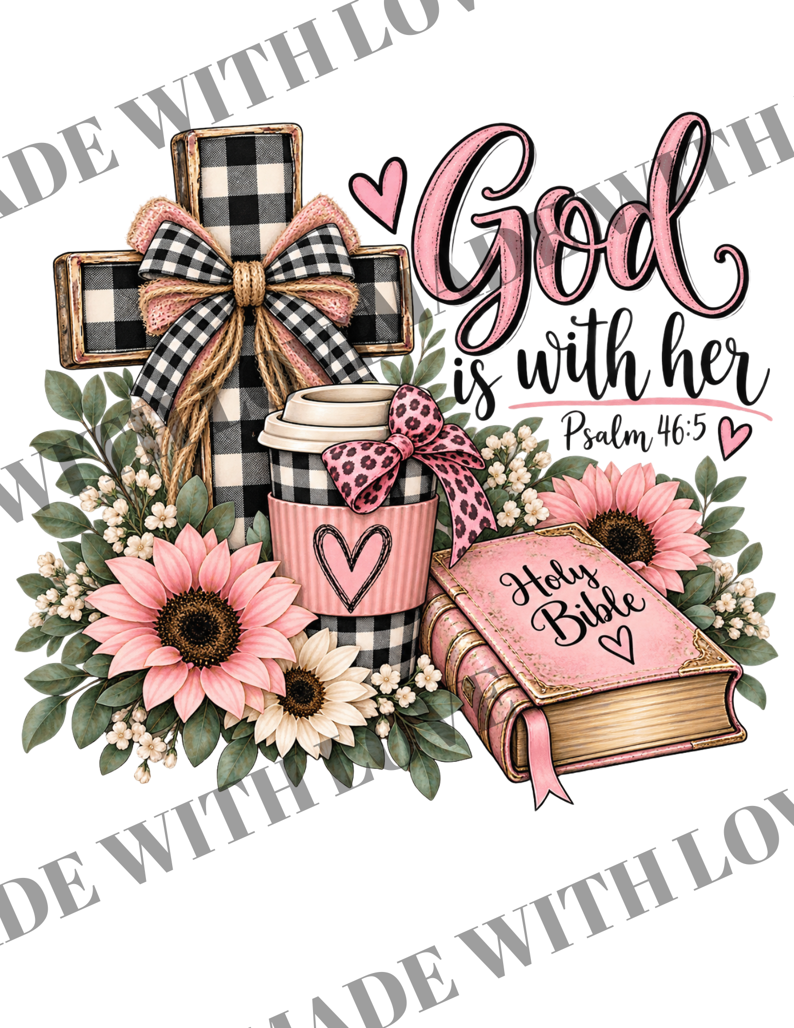 God is with her DOWNLOAD PRINT ONLY