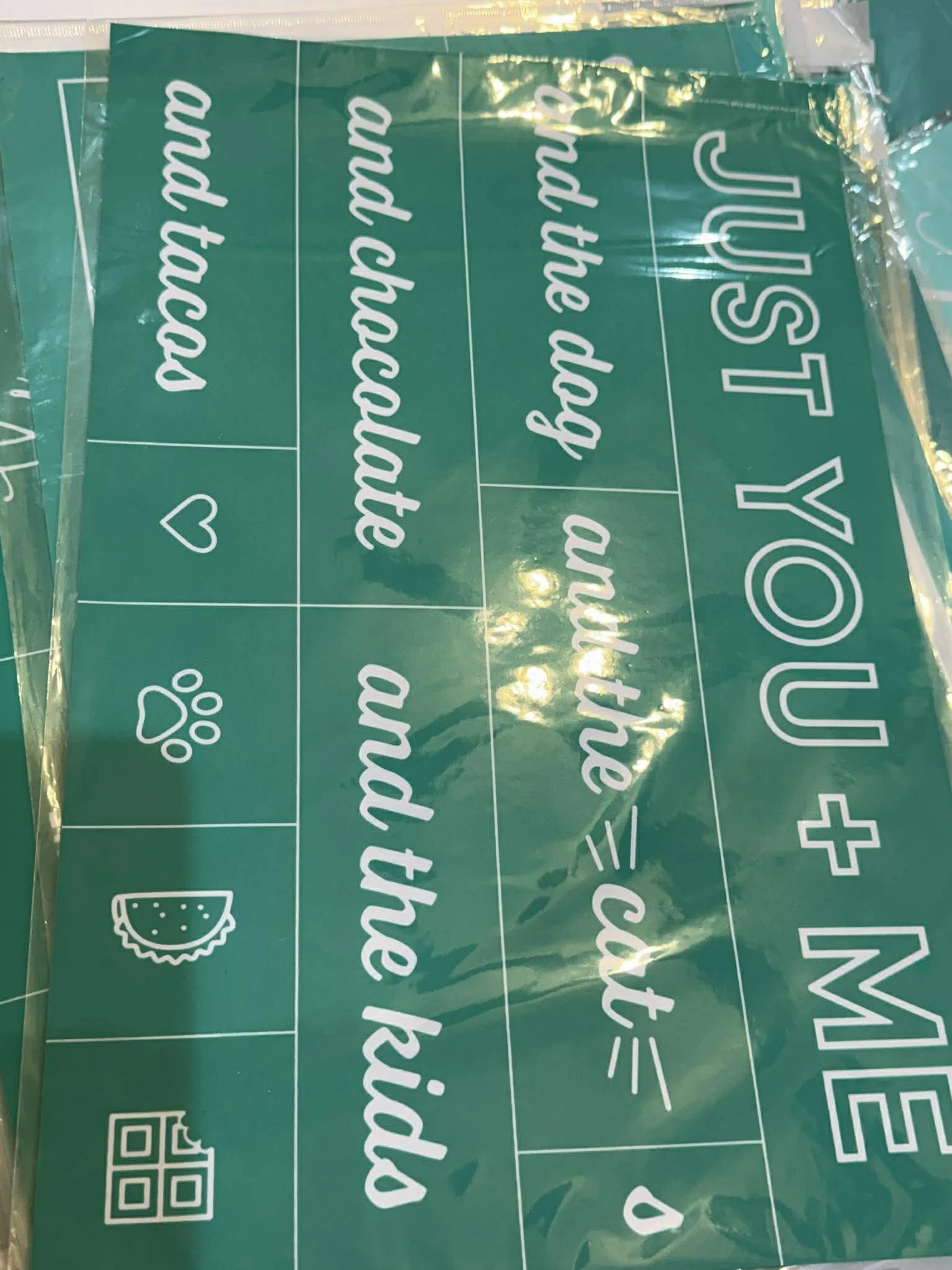 12x18 stencil just you and me