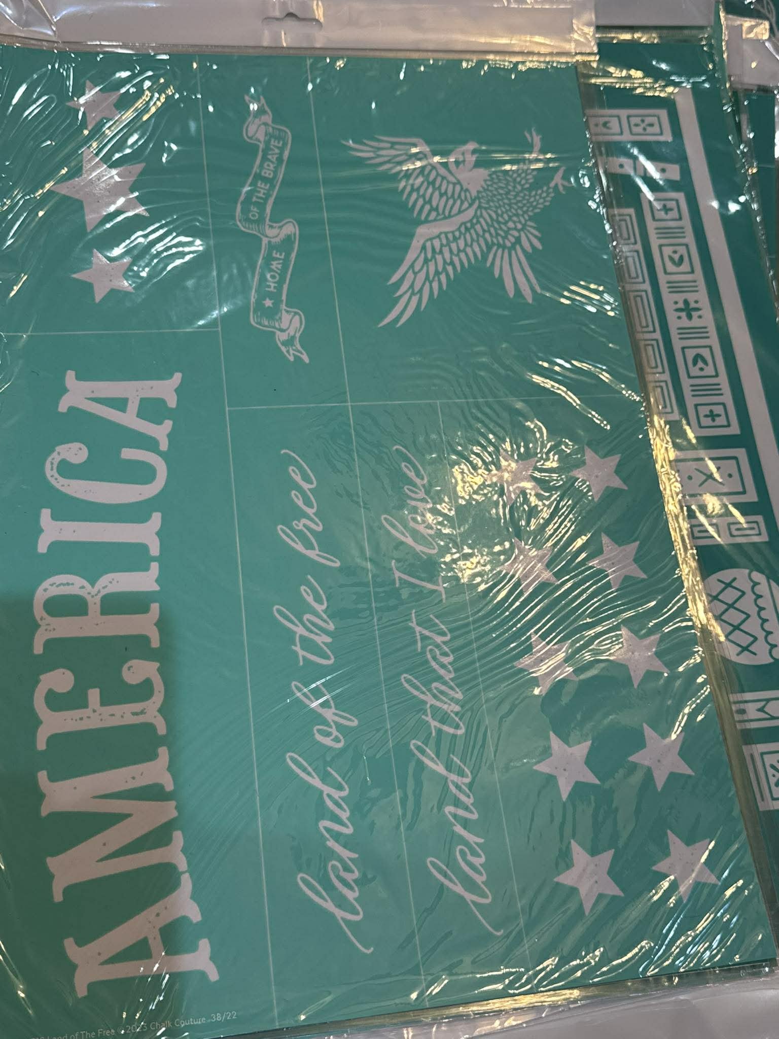 america 12x18 stencil