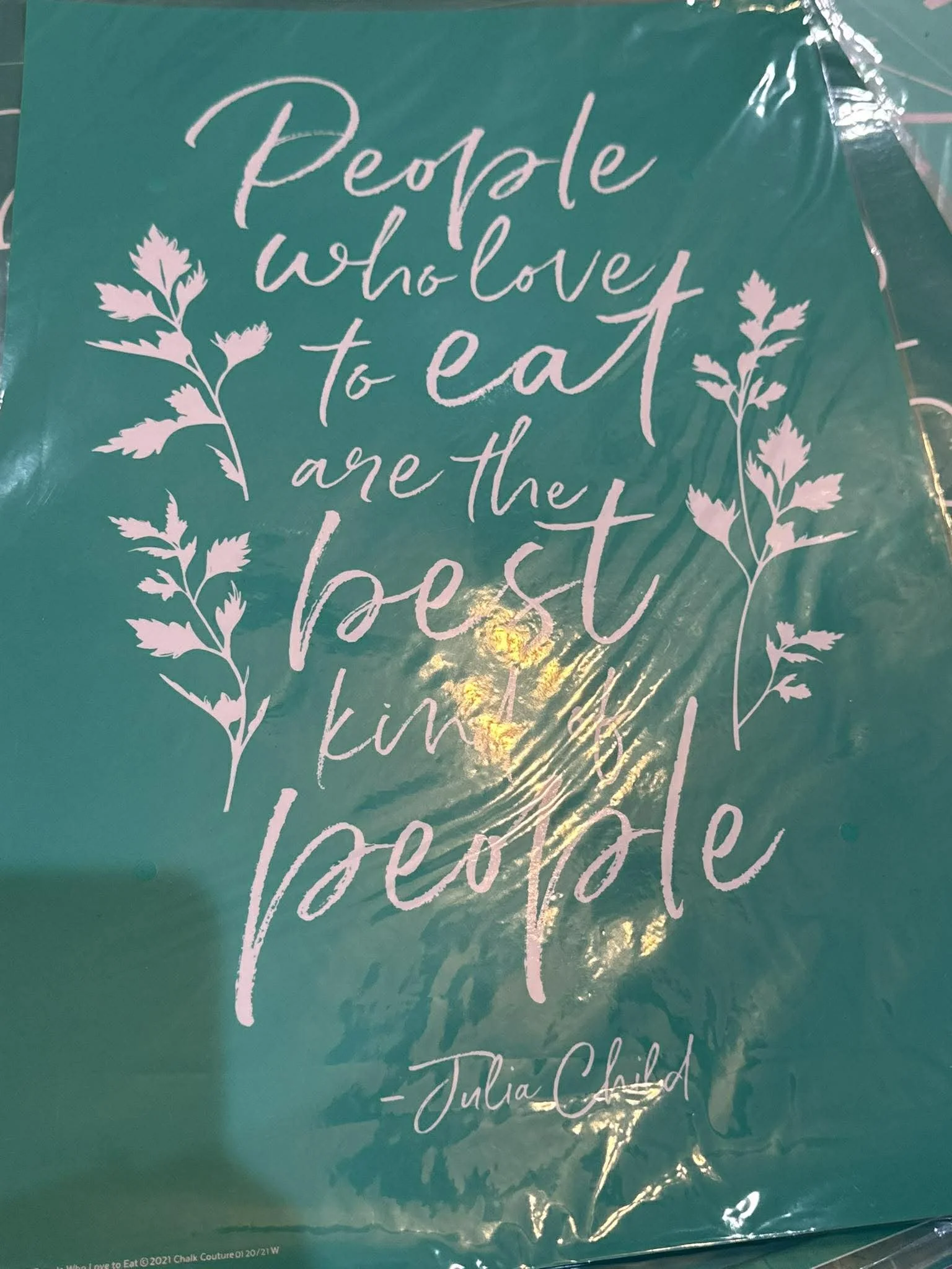 People who love to eat are my kind of people 12x18