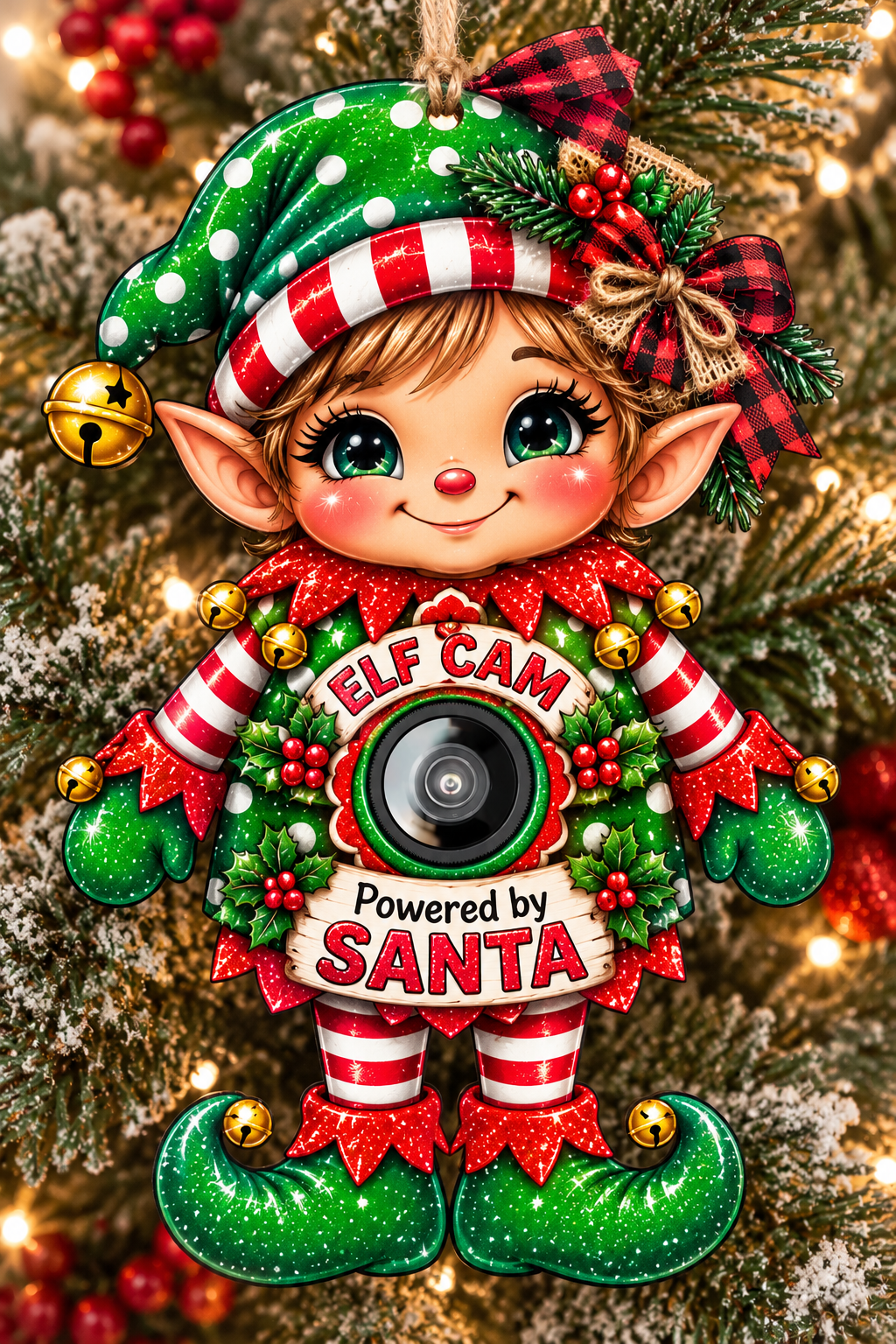 Glittery Elf Cam Christmas Ornament-2.png