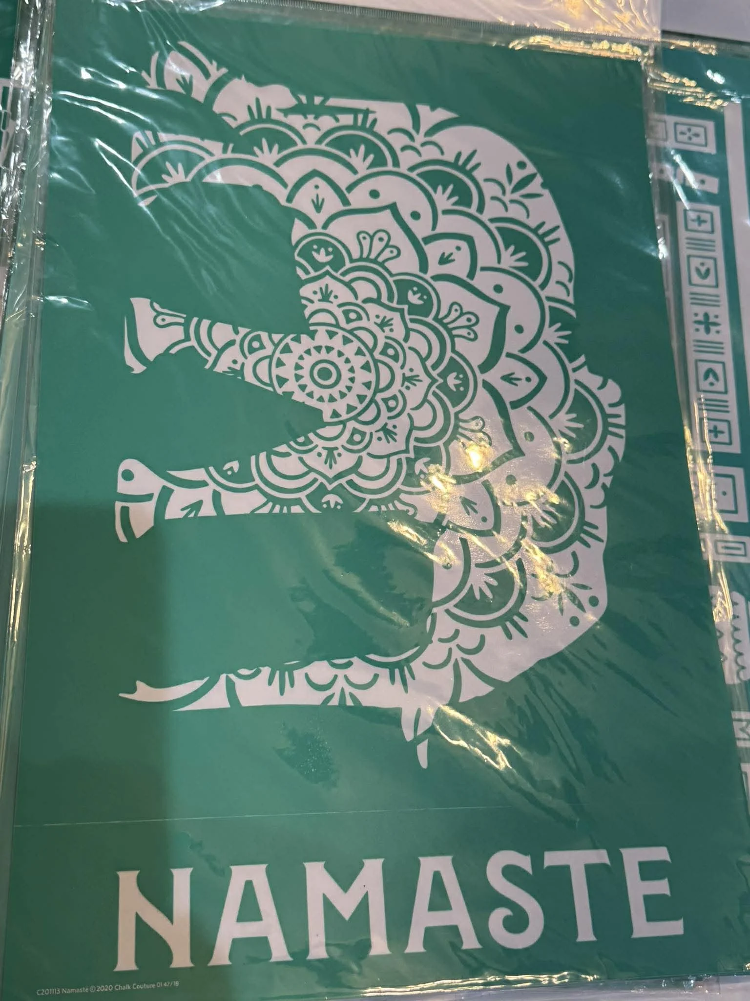 elephant 12x18 stencil