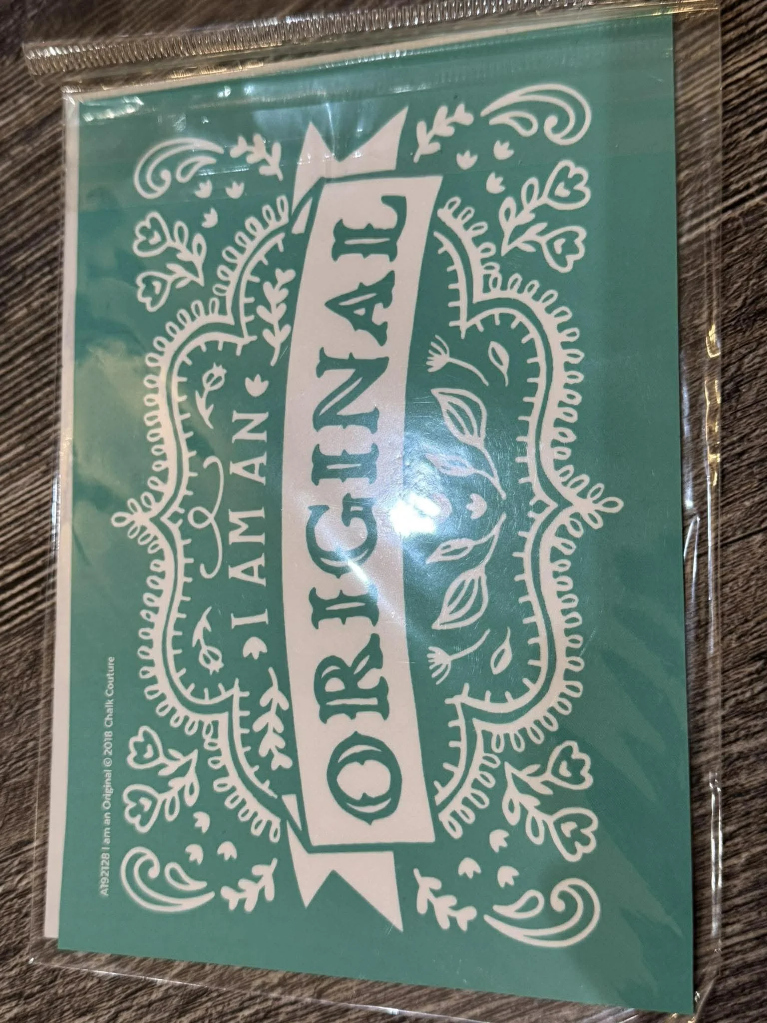 5x7 original stencil