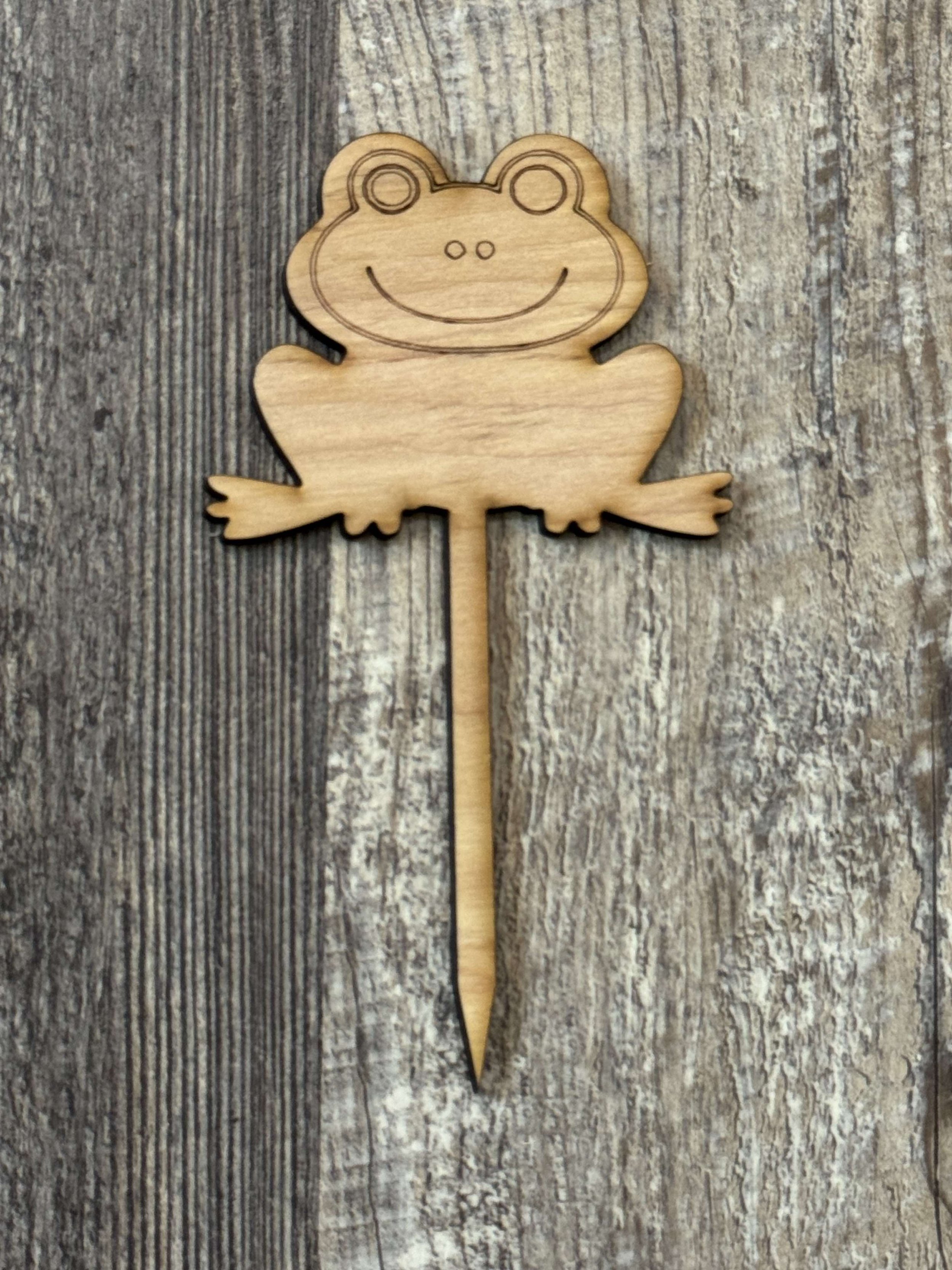 6 inch frog plant stick