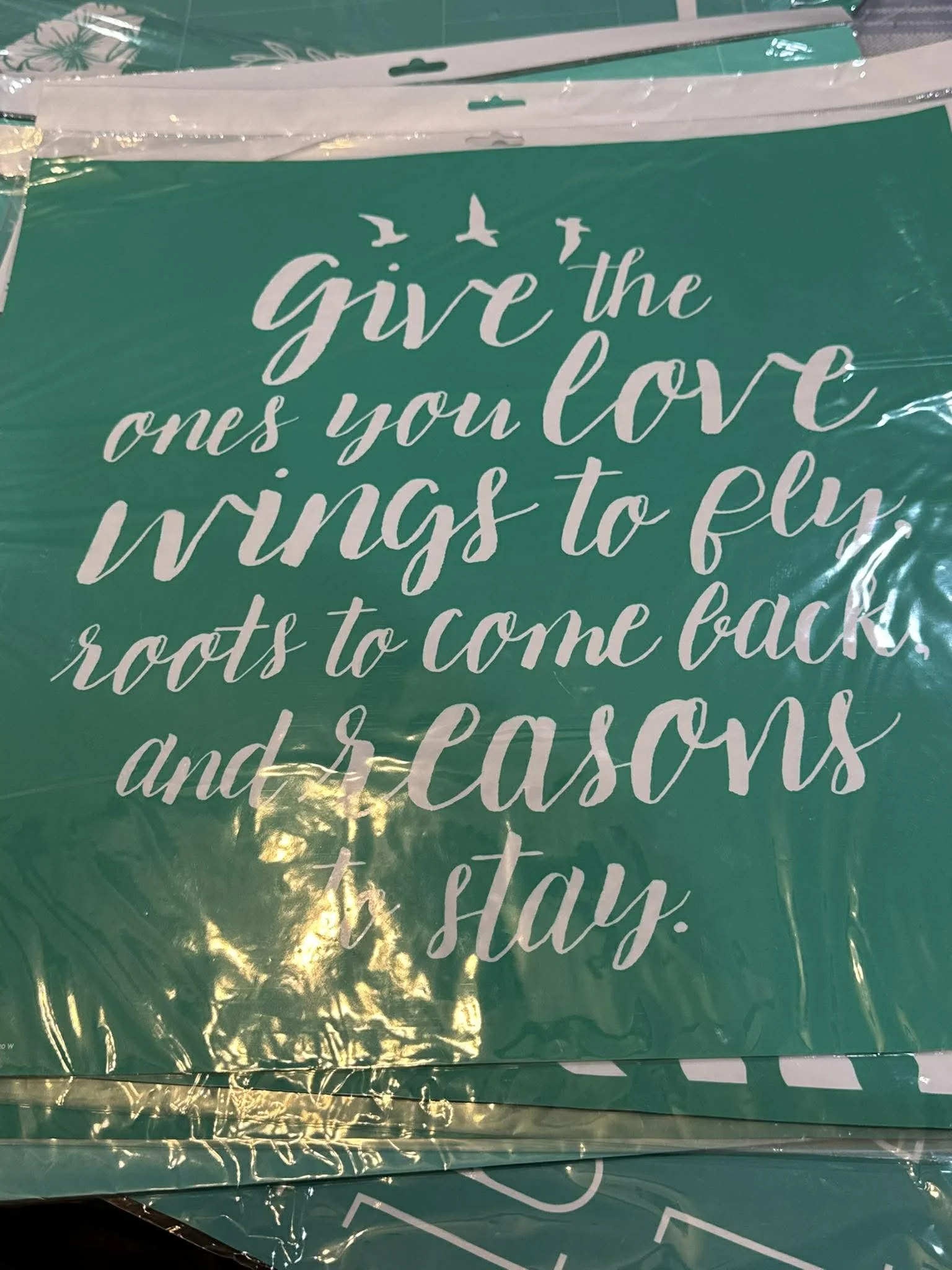 Give the ones you love 8x18 stencil