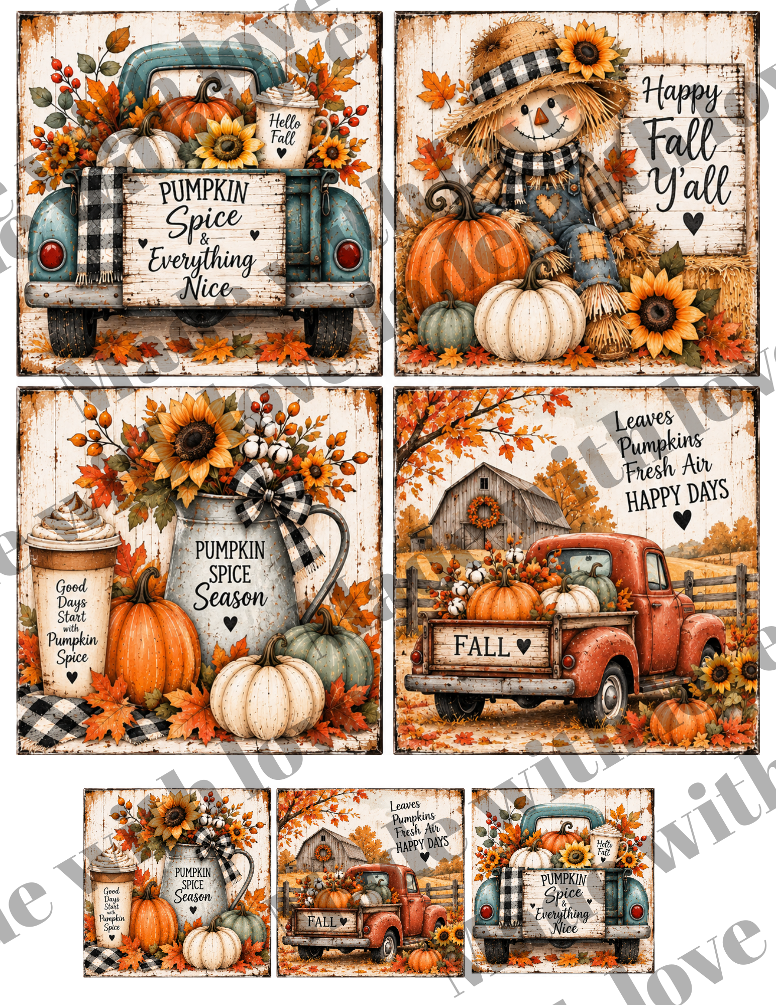 FALL prints DOWNLOAD only