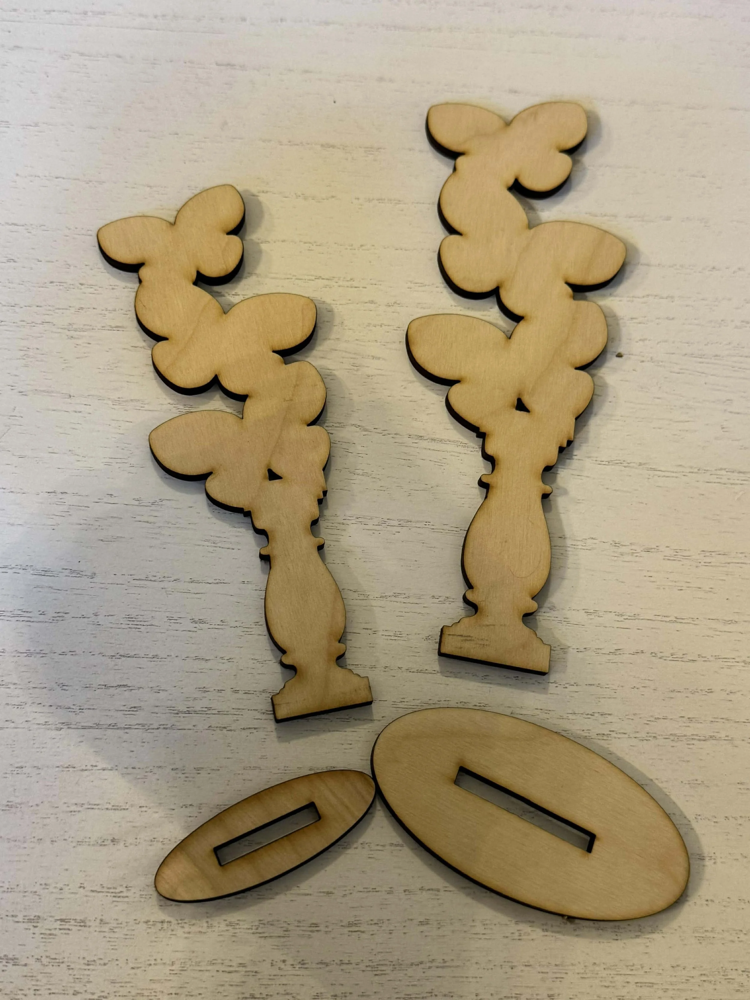 6 inch butterfly with stand