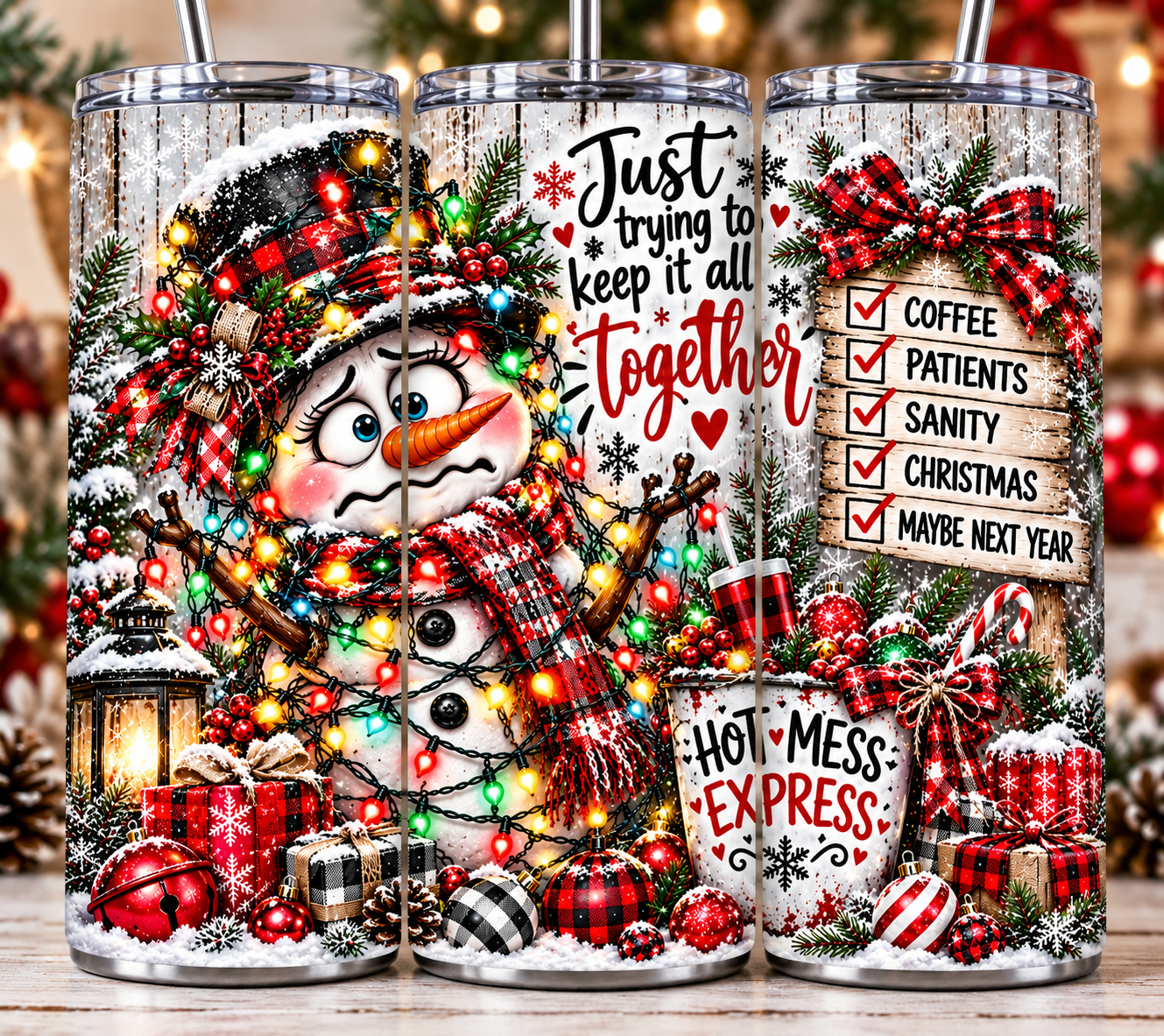 Frazzled Snowman Christmas Tumbler Trio-2.png