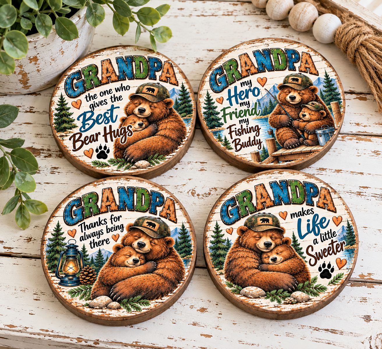 Rustic Grandpa Bear Coaster Set.png