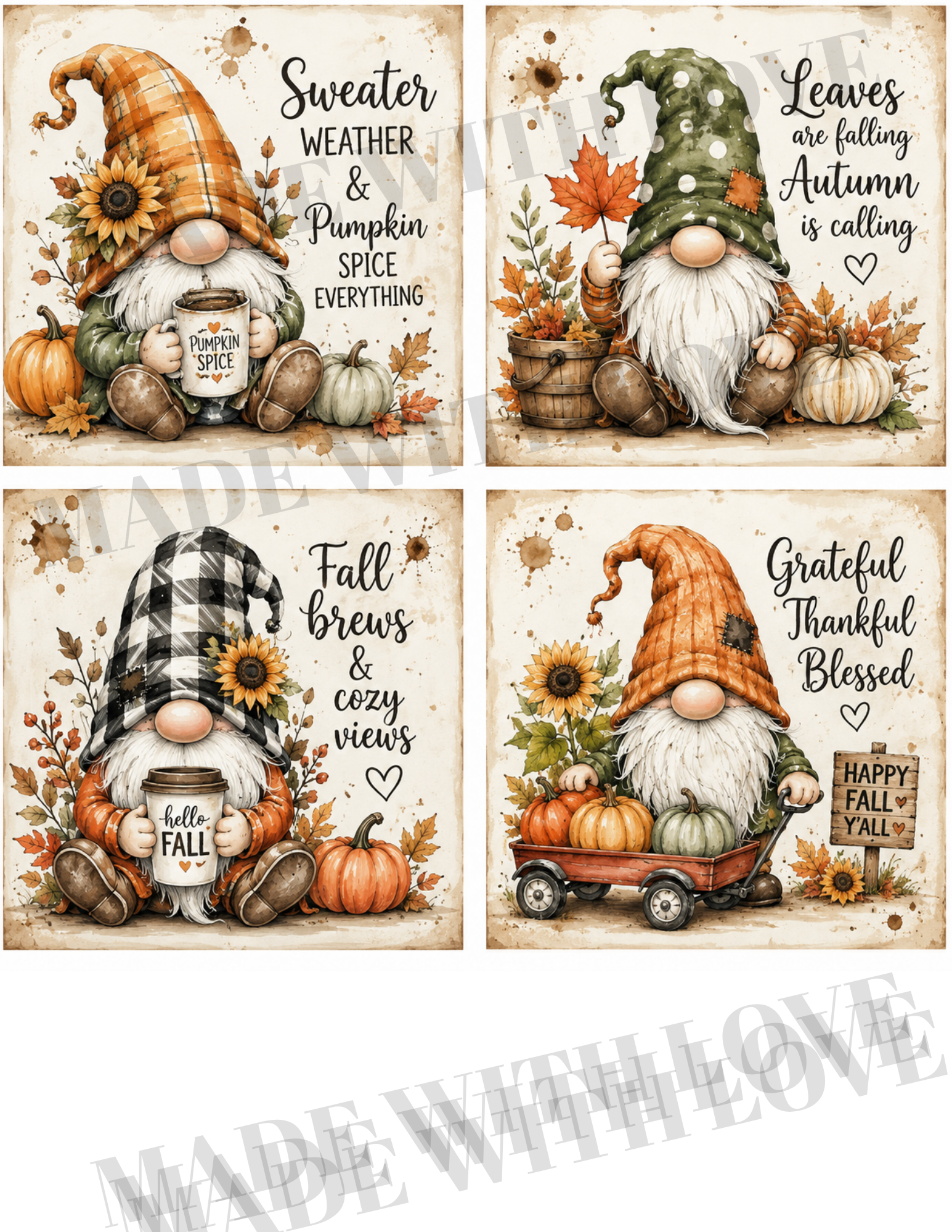 PRINT at HOME gnome sheet DOWNLOAD ONLY