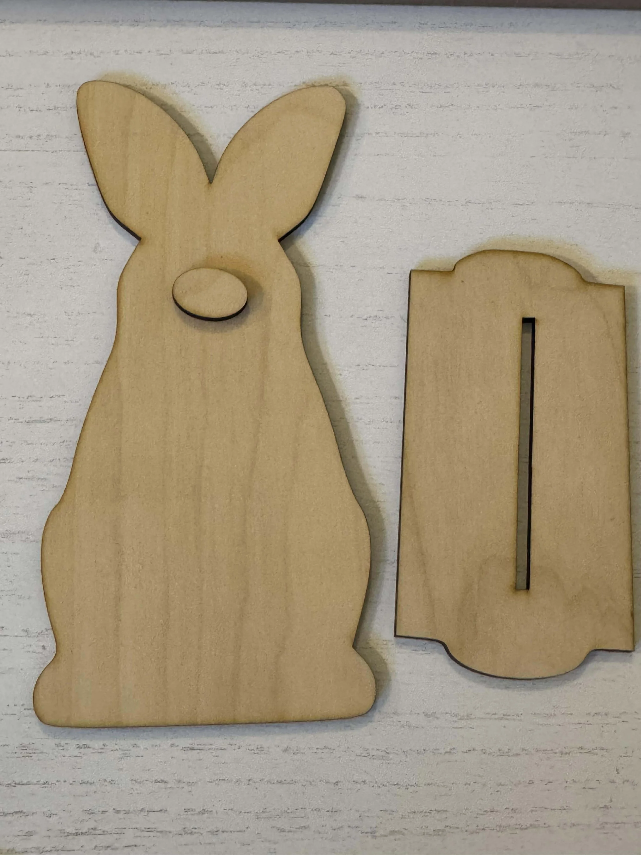 Bunny with stand 9 inch