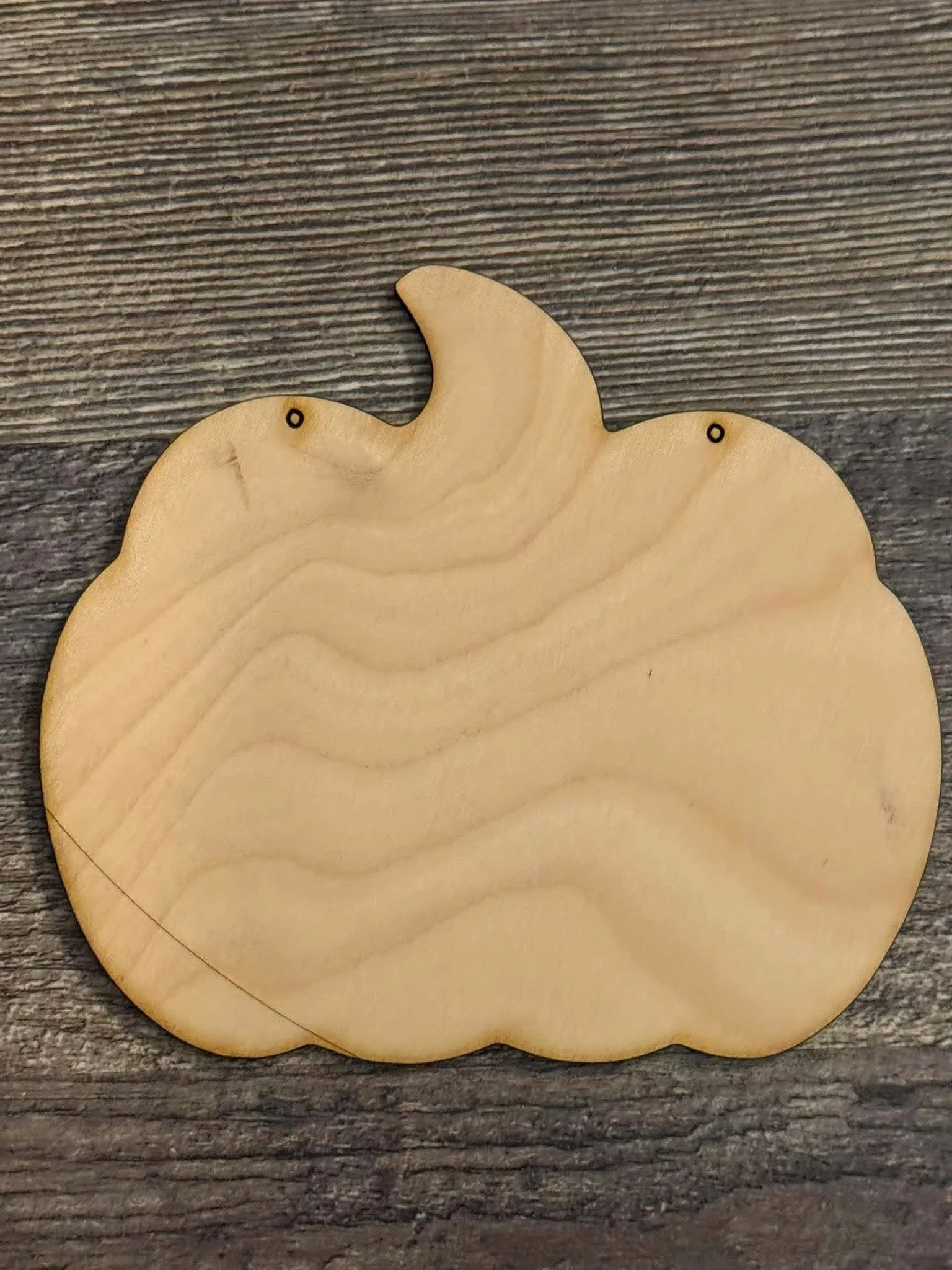 wood pumpkin 6 x 5.5