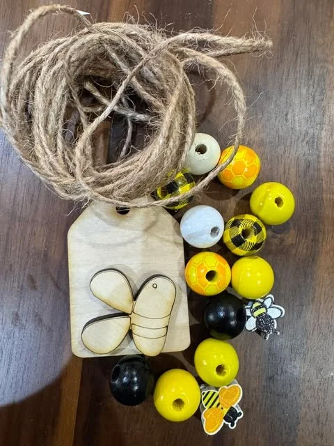 Bee bead tag kit