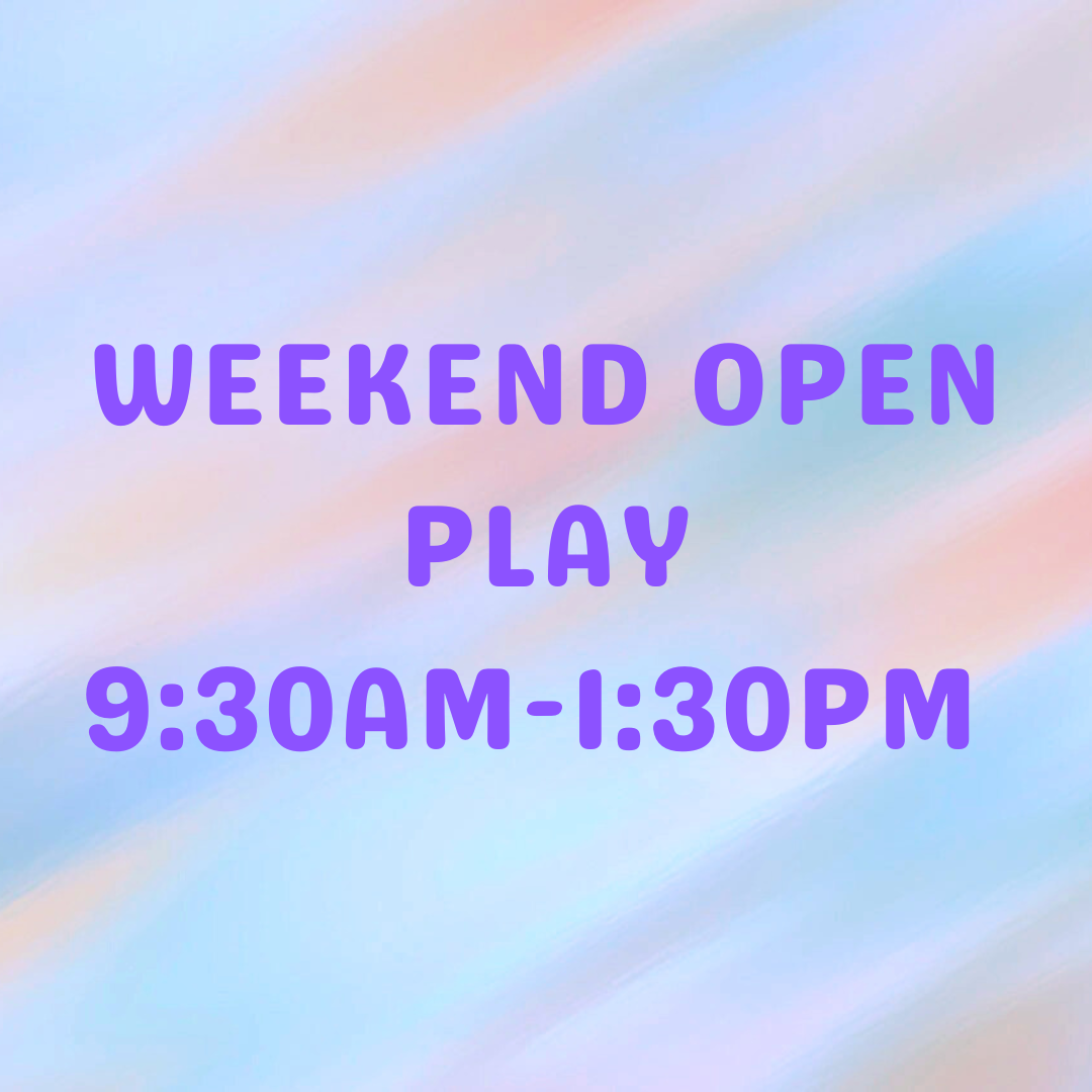 Open Play from 9:30AM-1:30PM
