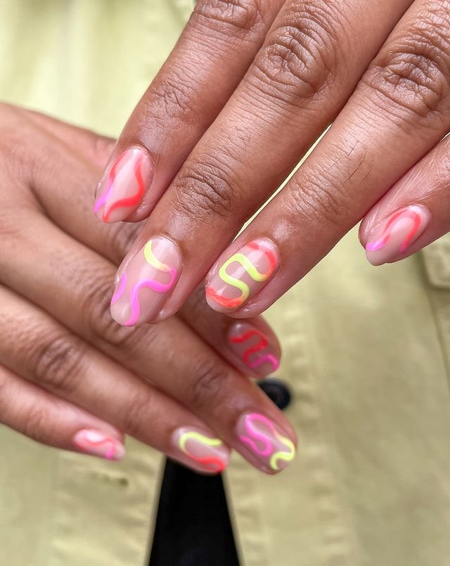 17 Nail Colors That Flatter Dark Skin | Pink acrylic nails, Nail designs  summer acrylic, Super nails