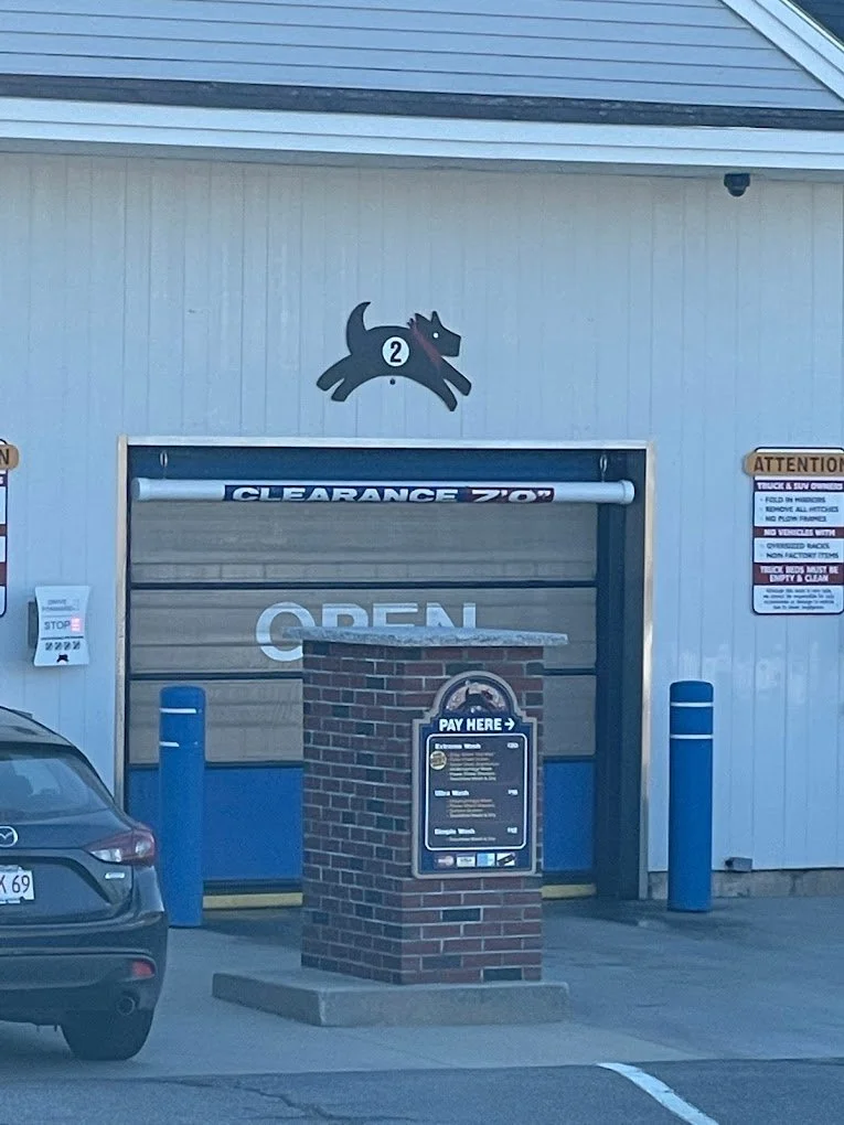 touchless car wash bay