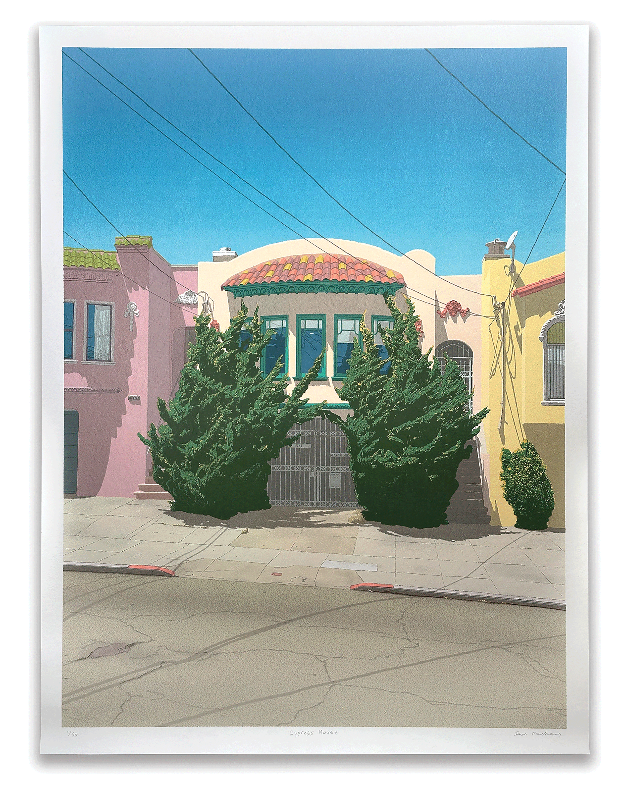 House with Cypress