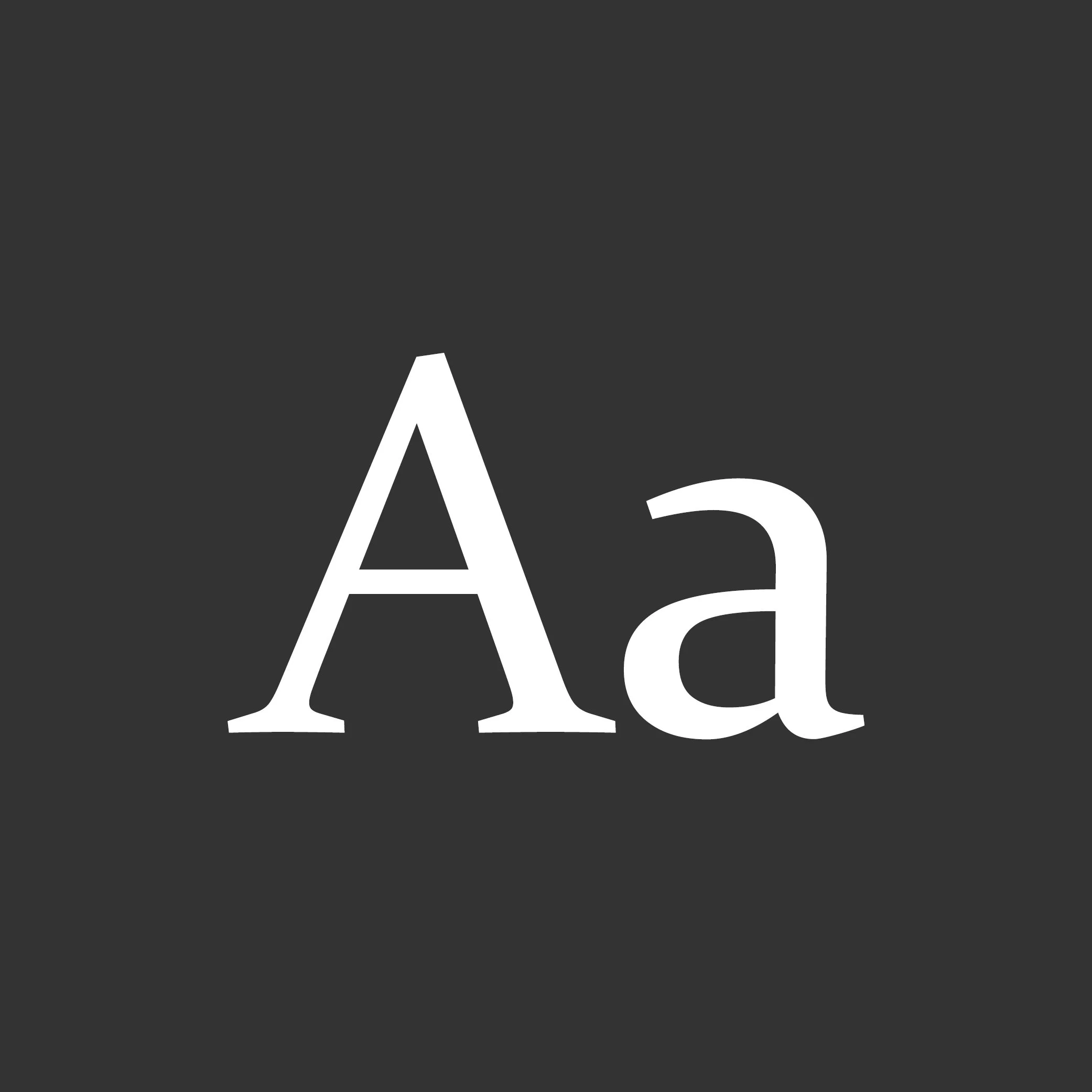 A couple of glyphs from Constantia, a font used in the Empire book