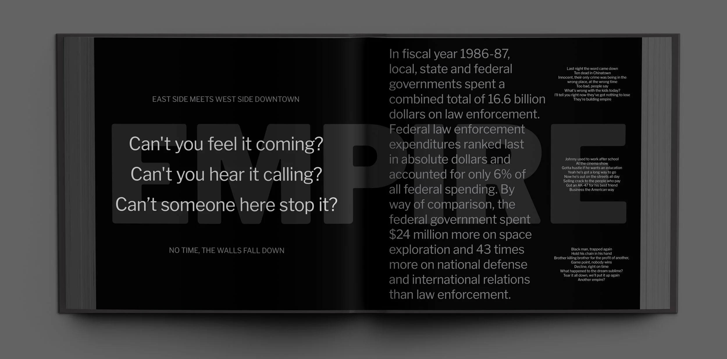 Type specimen for the song "Empire" by Queensrÿche