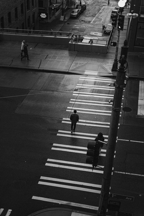Moody Seattle street intersection