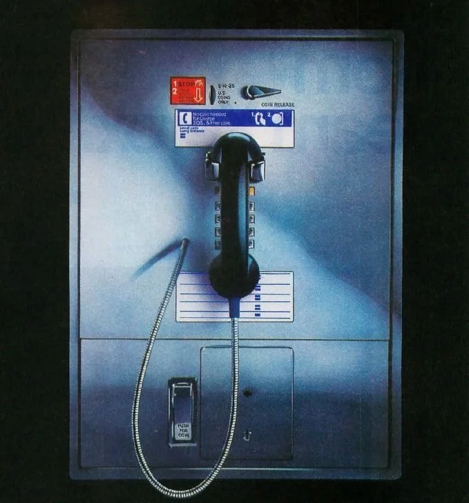 A pay phone - a recurring motif throughout Empire