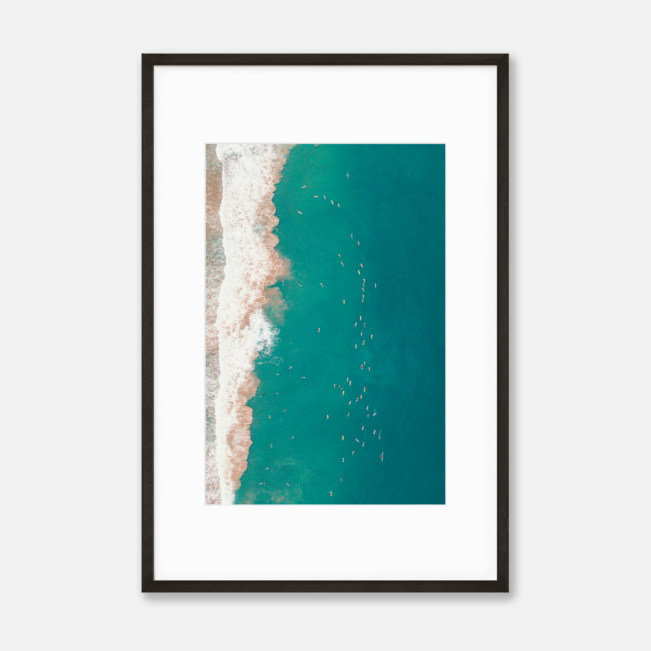 Hermosa Beach Ironman Circa 21' (SURF) — Framed Print