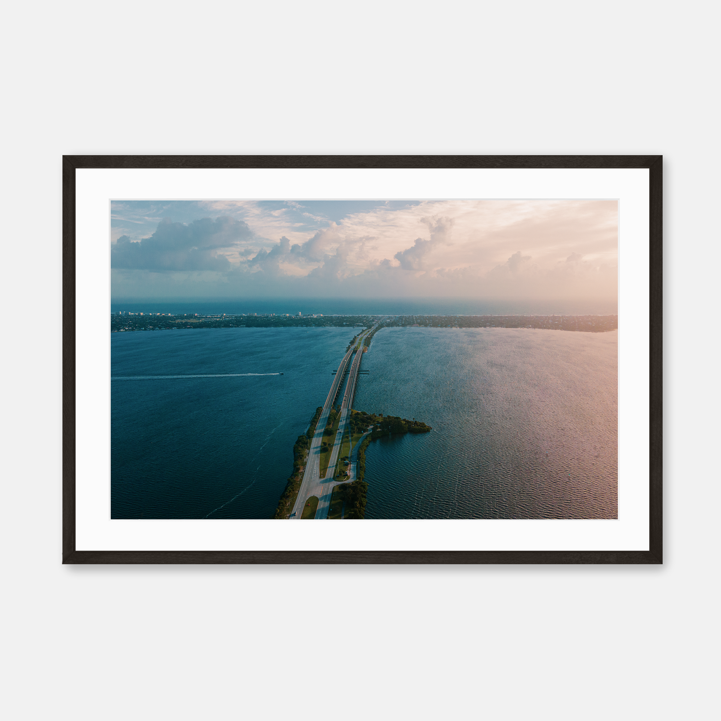 192 & Above — Framed Print