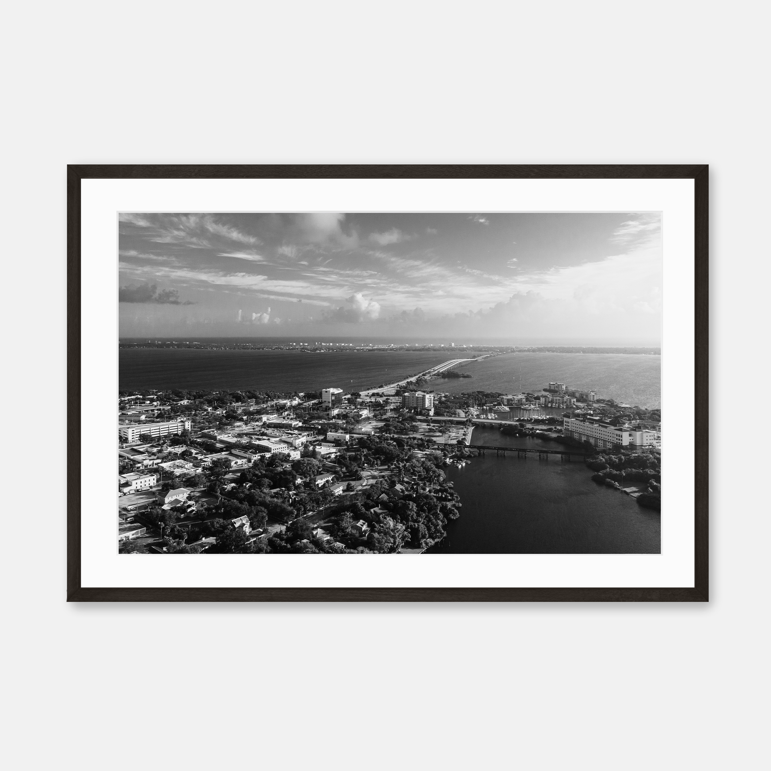 Melbourne Waterfront  — Framed Print