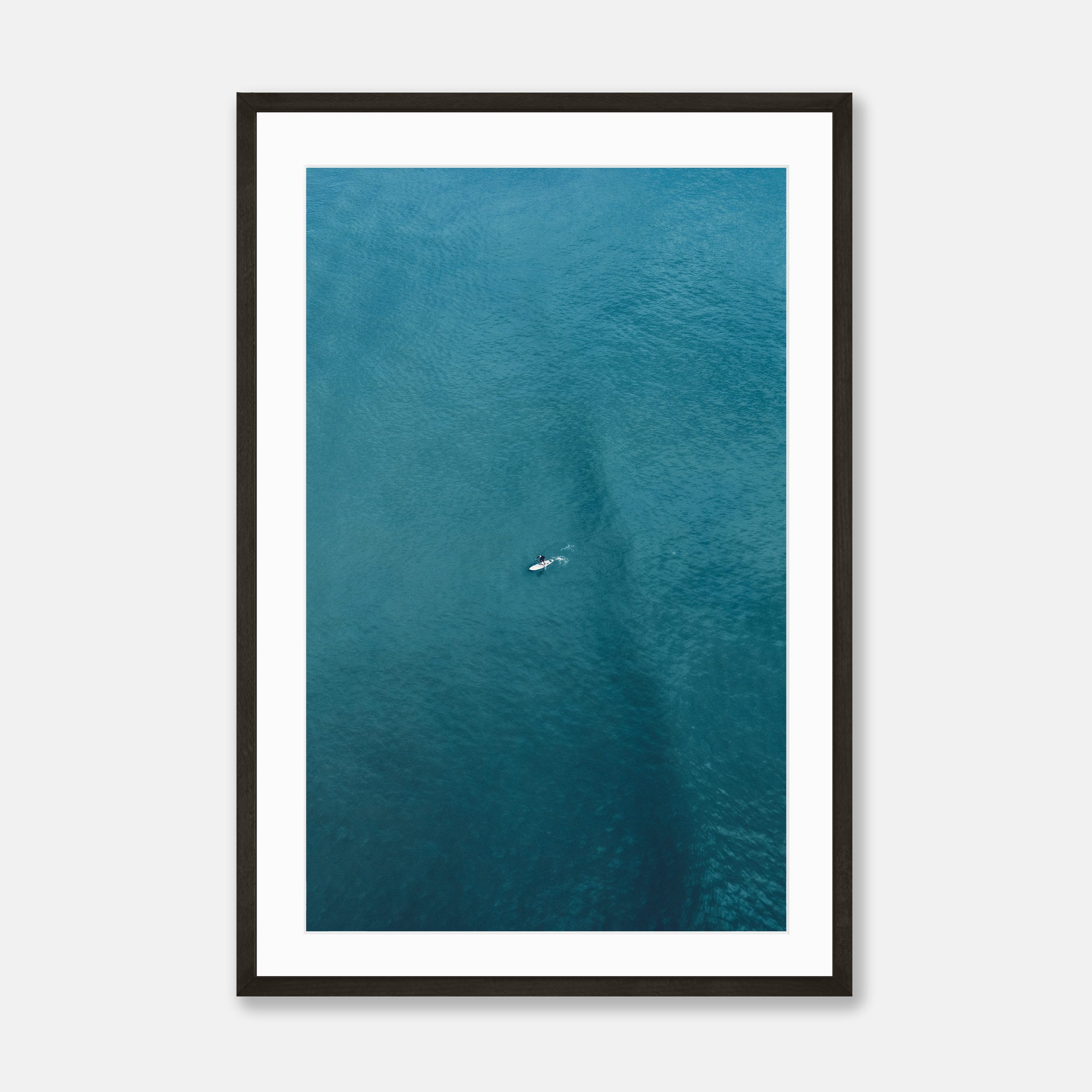 Paddle Solo — Framed Print