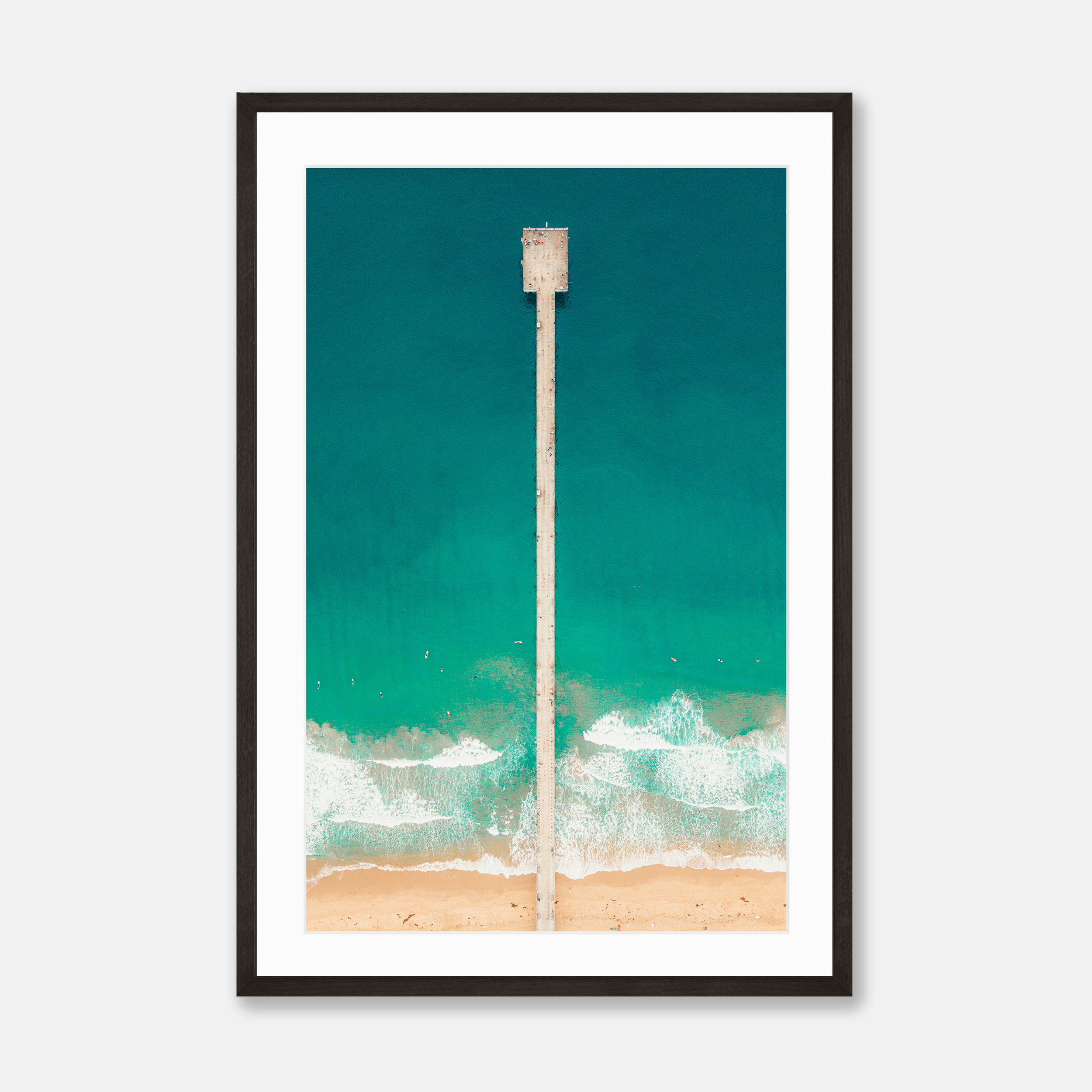 Hermosa Pier — Framed Print