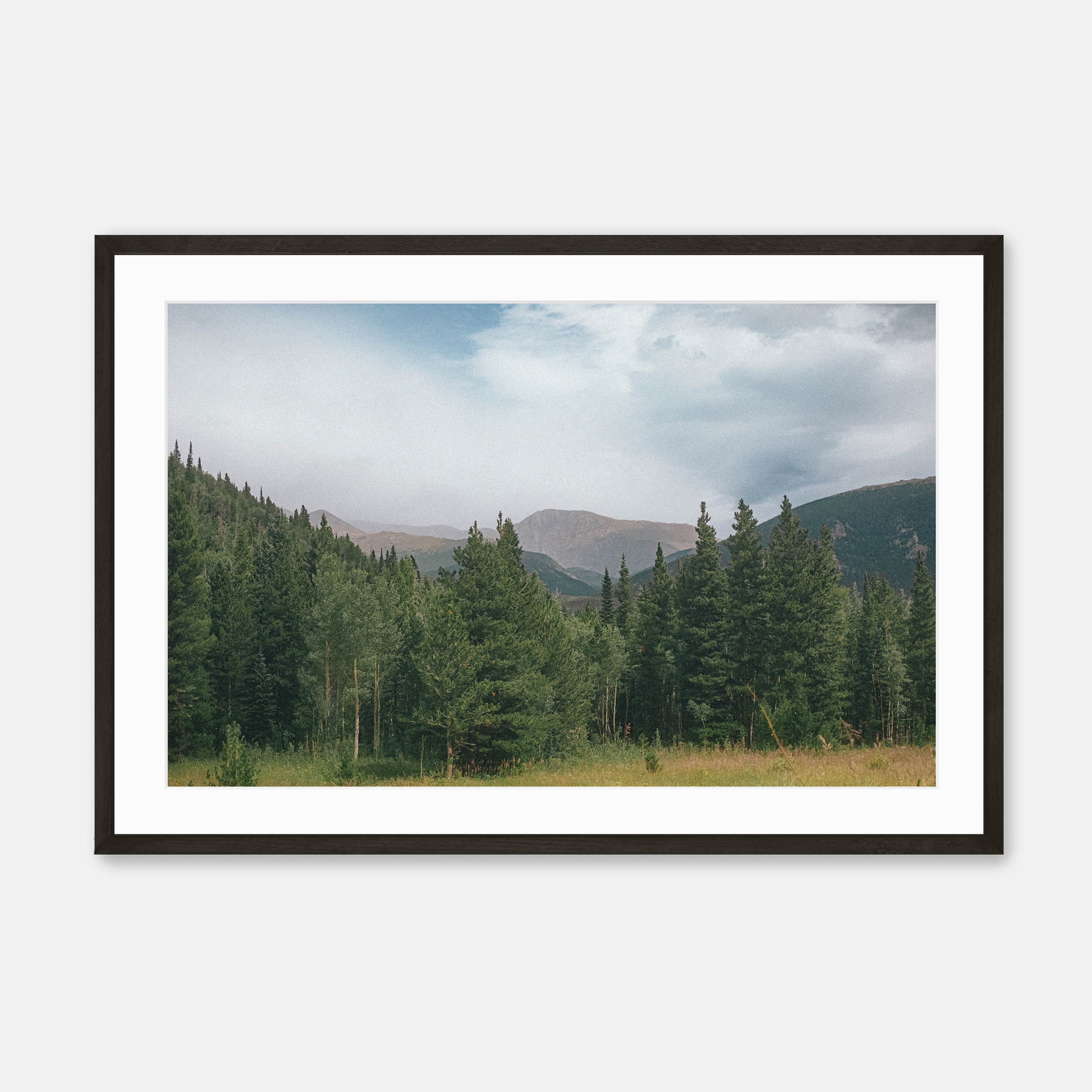 Rocky Mountain Landscape  — Framed Print
