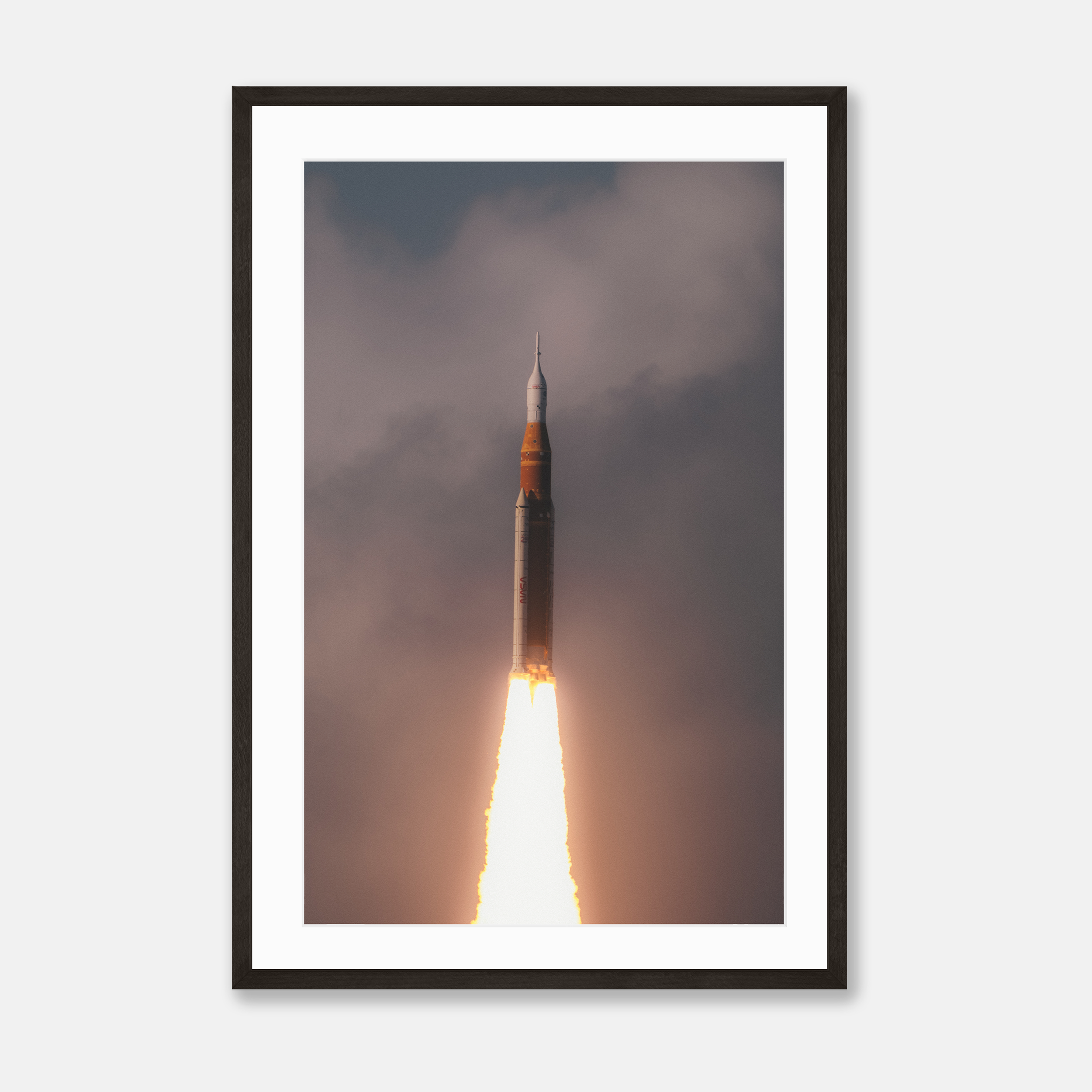 Artemis II Launch – "Roll Through" FRAMED PRINT