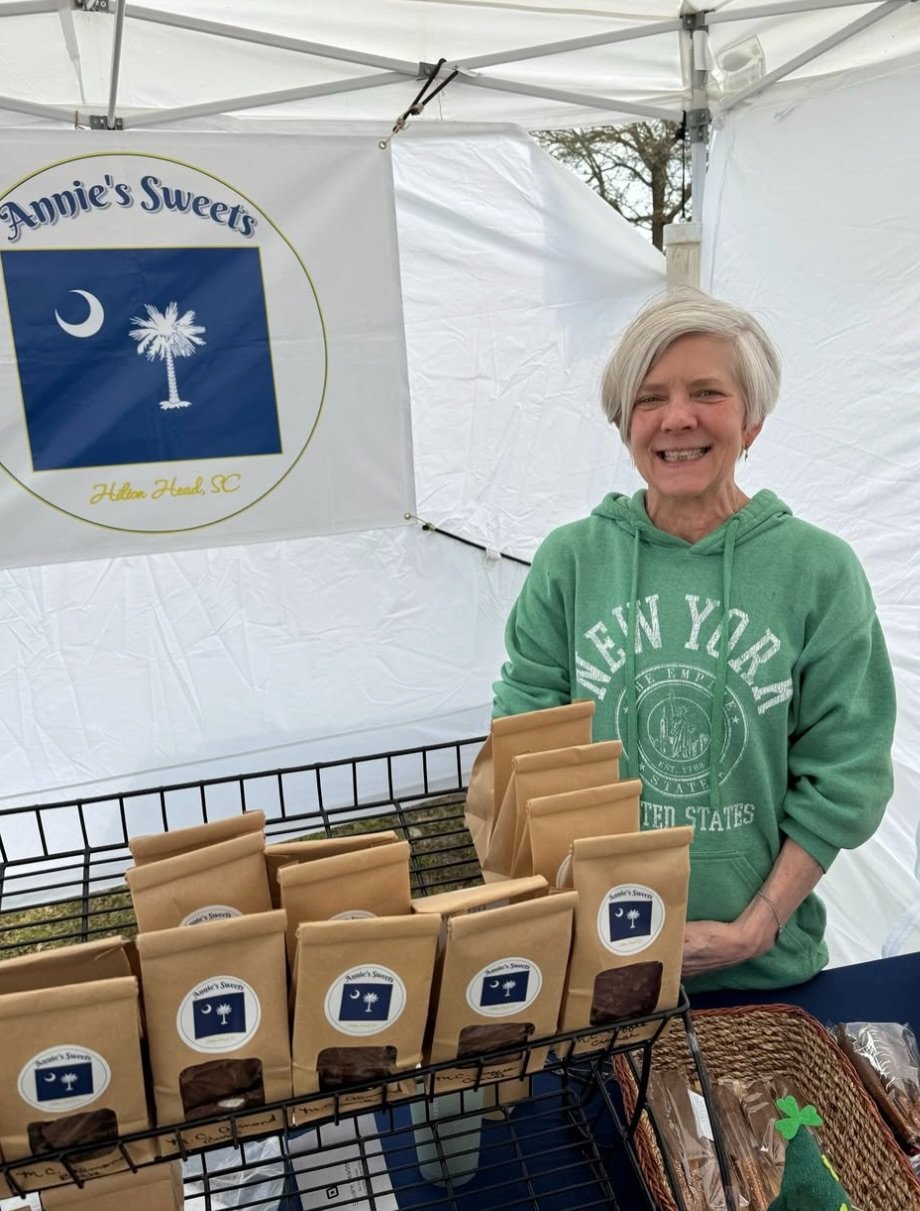 We are thrilled to feature Annie&rsquo;s Sweets at The Hilton Head Community Market! 

Annie has been creating handmade chocolates for over 25 years, starting as a passion for family and friends before turning it into a thriving business. Today, she 